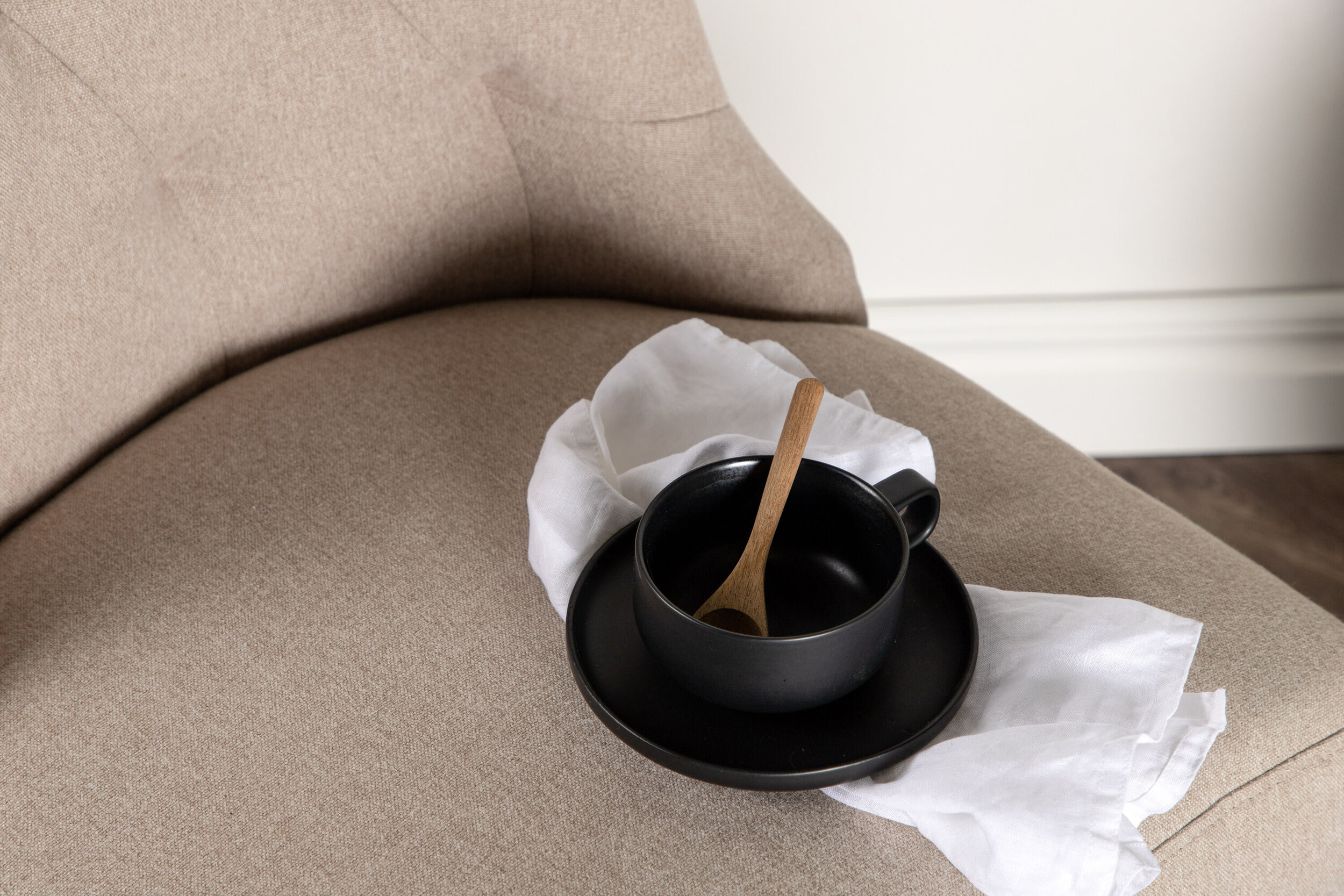 Nohr Eetkamerstoel 'Sibyl' Linnen, kleur Beige