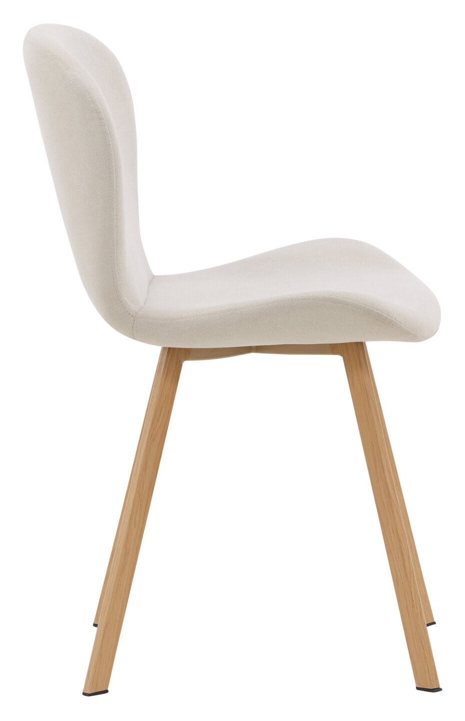 Nohr Eetkamerstoel 'Corion' Linnen, kleur Beige/Naturel