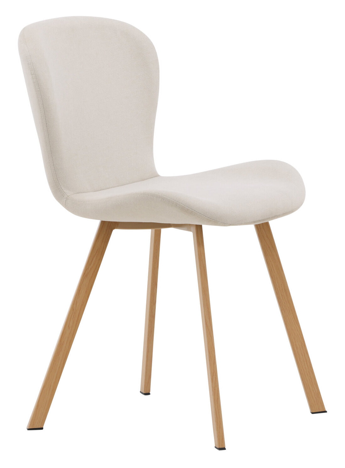 Nohr Eetkamerstoel 'Corion' Linnen, kleur Beige/Naturel