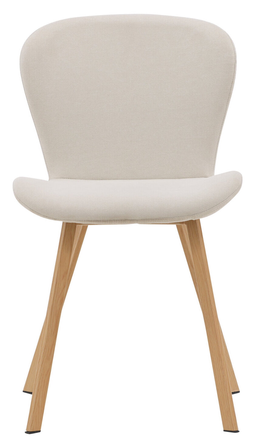 Nohr Eetkamerstoel 'Corion' Linnen, kleur Beige/Naturel