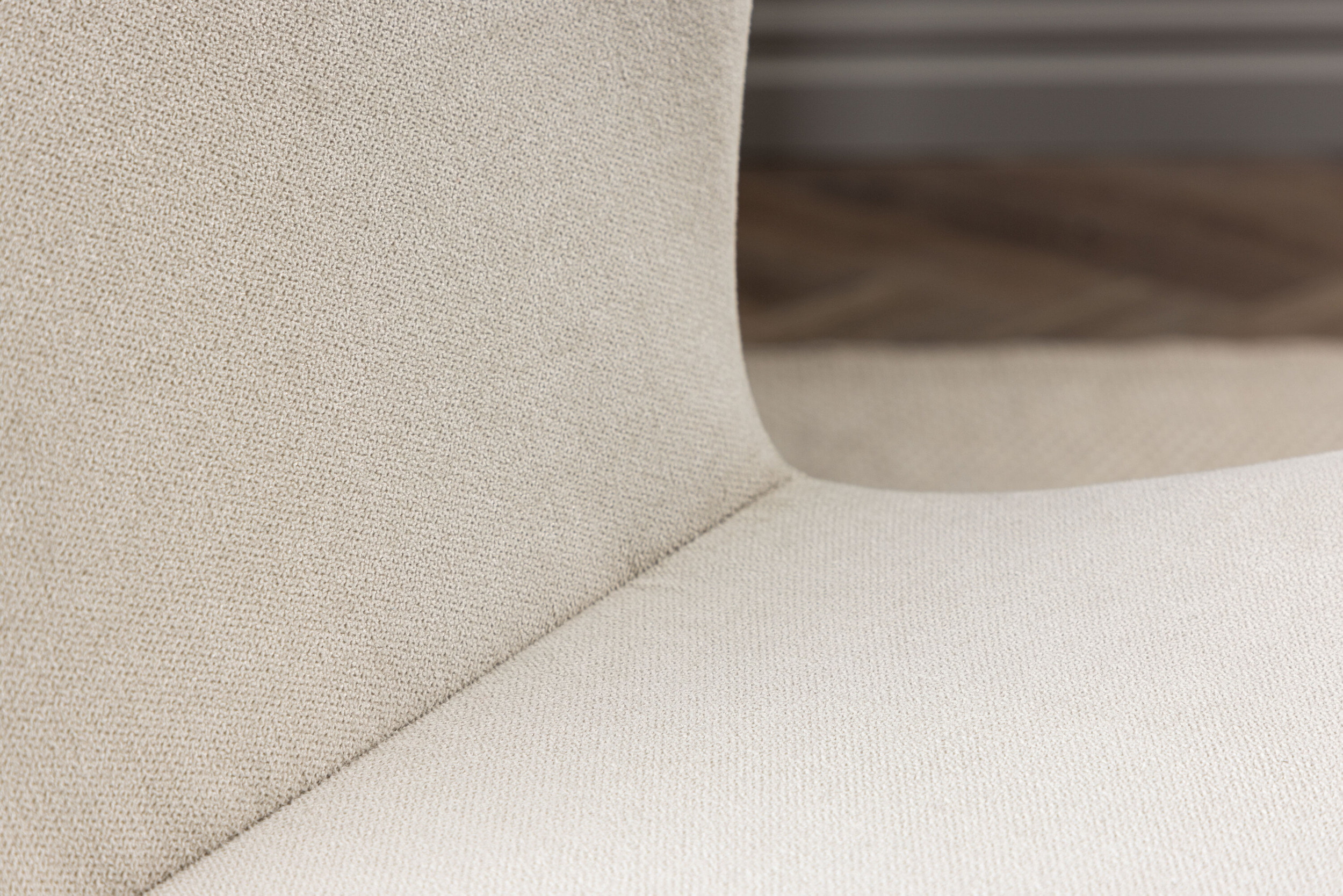 Nohr Eetkamerstoel 'Corion' Linnen, kleur Beige/Naturel