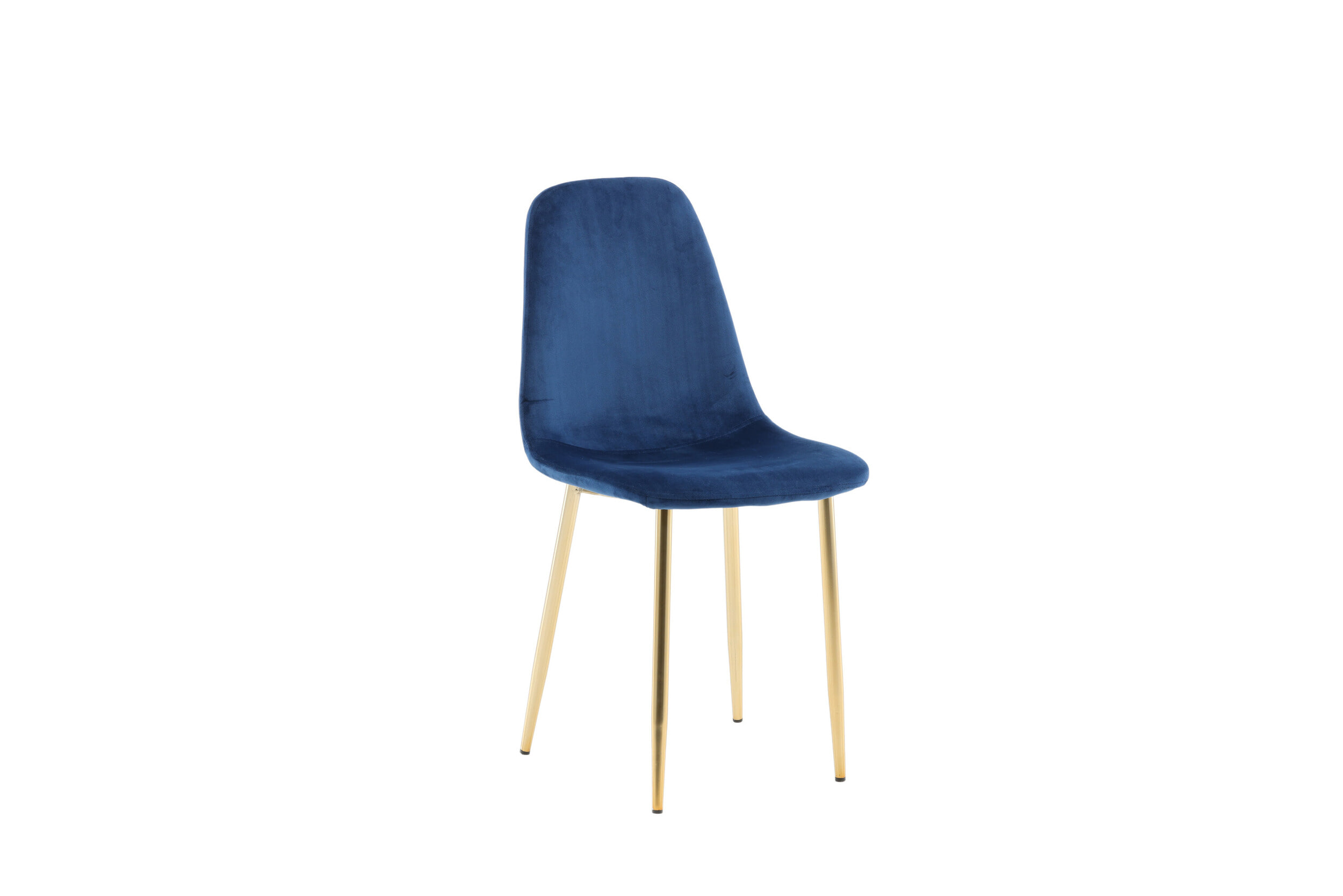 Nohr Eetkamerstoel 'Austina' Velvet, kleur Blauw