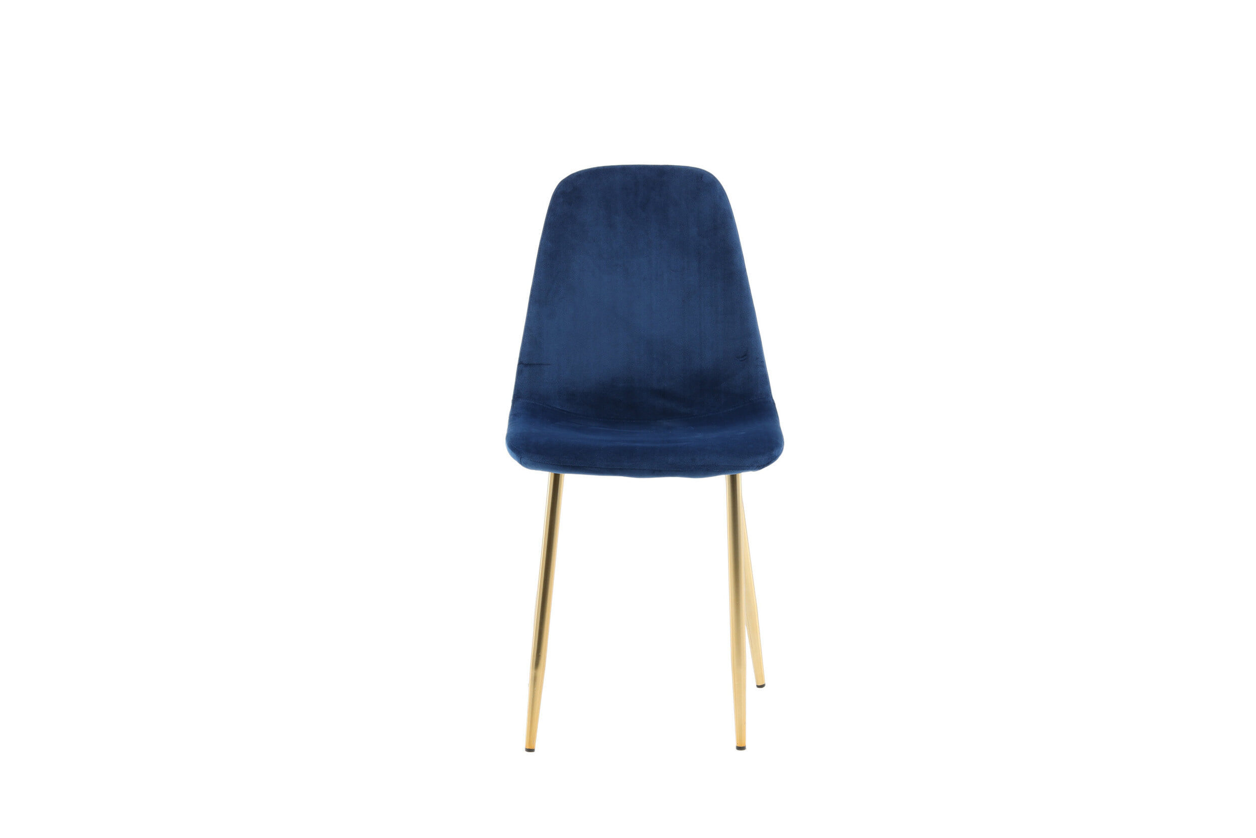 Nohr Eetkamerstoel 'Austina' Velvet, kleur Blauw