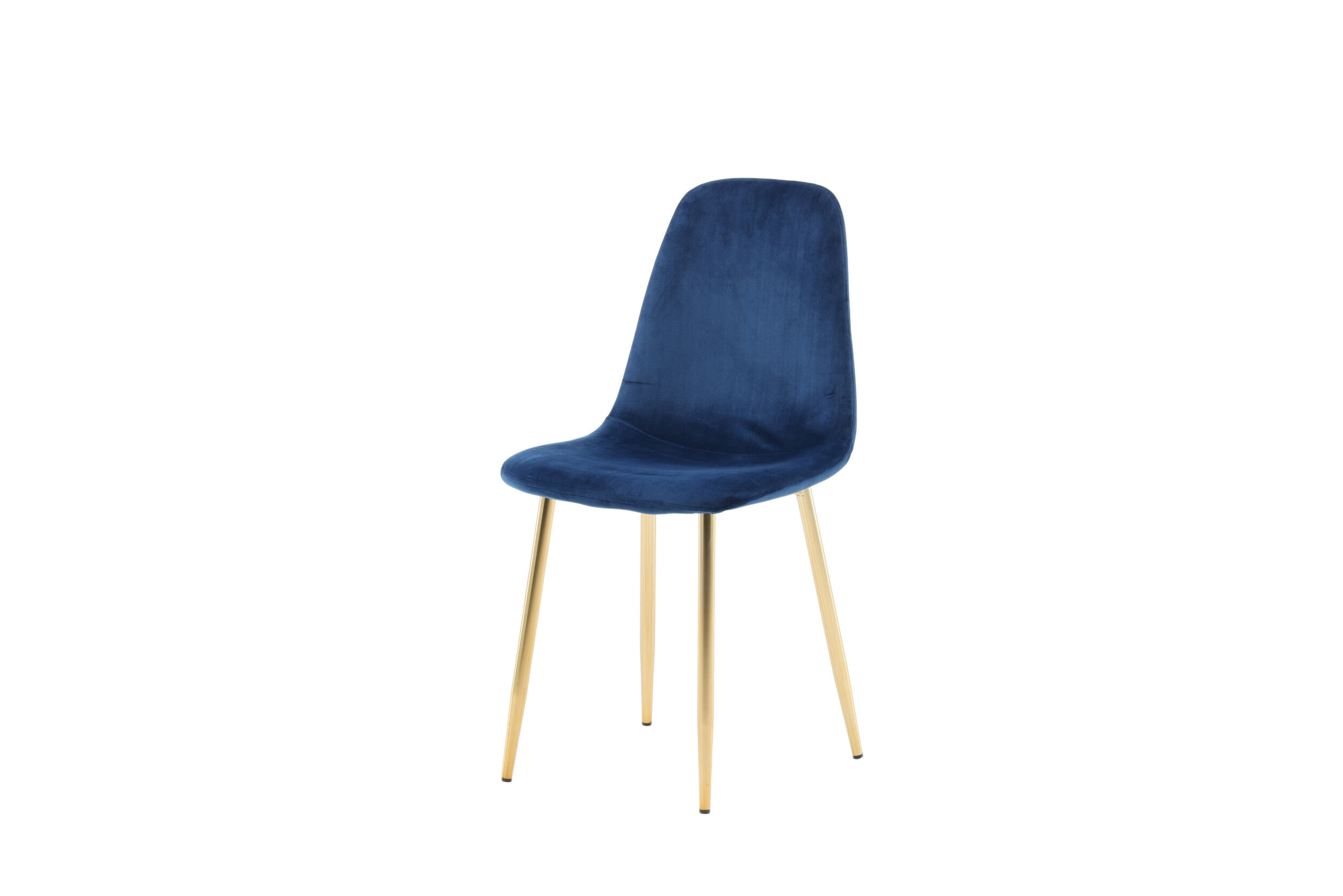 Nohr Eetkamerstoel 'Austina' Velvet, kleur Blauw