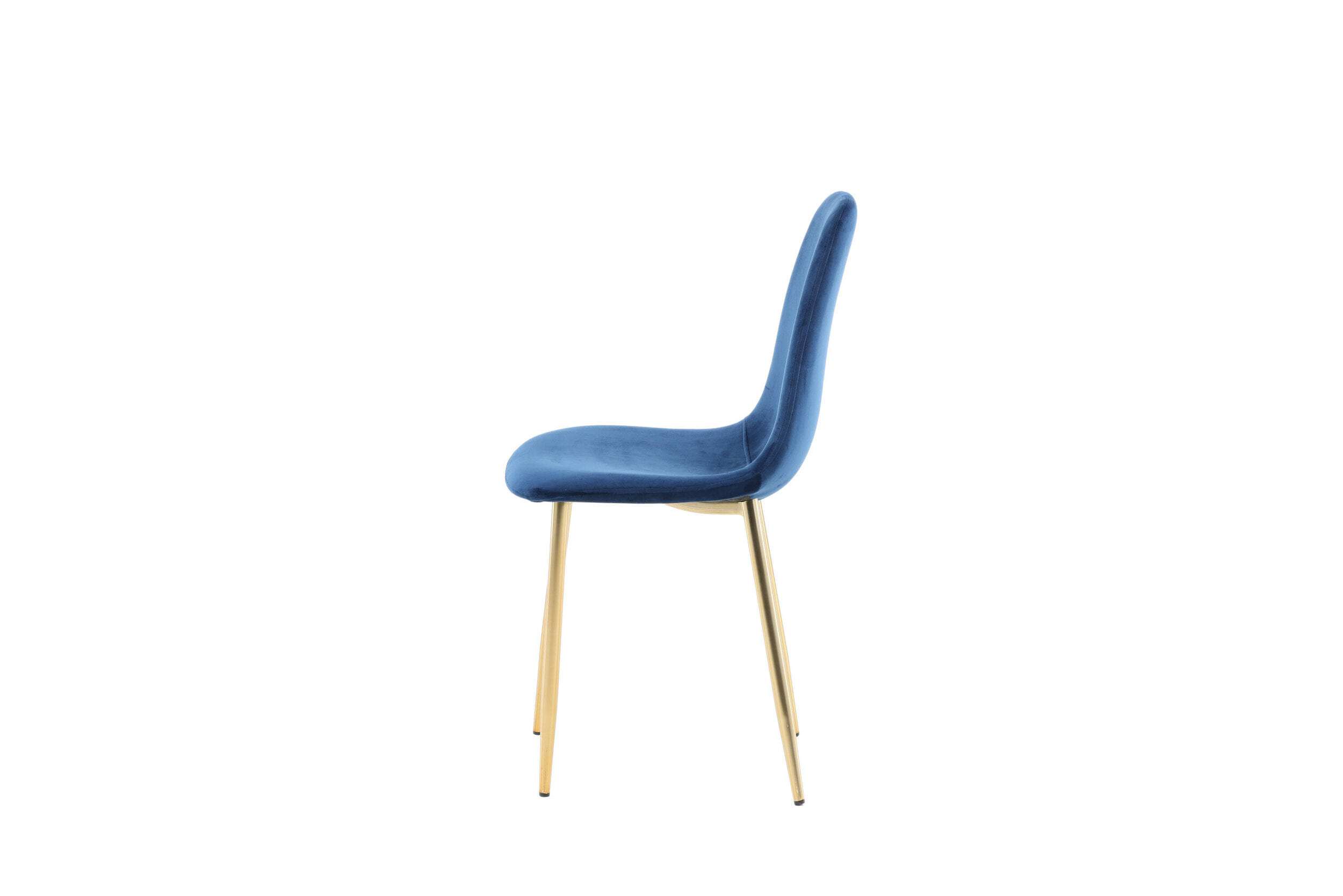 Nohr Eetkamerstoel 'Austina' Velvet, kleur Blauw