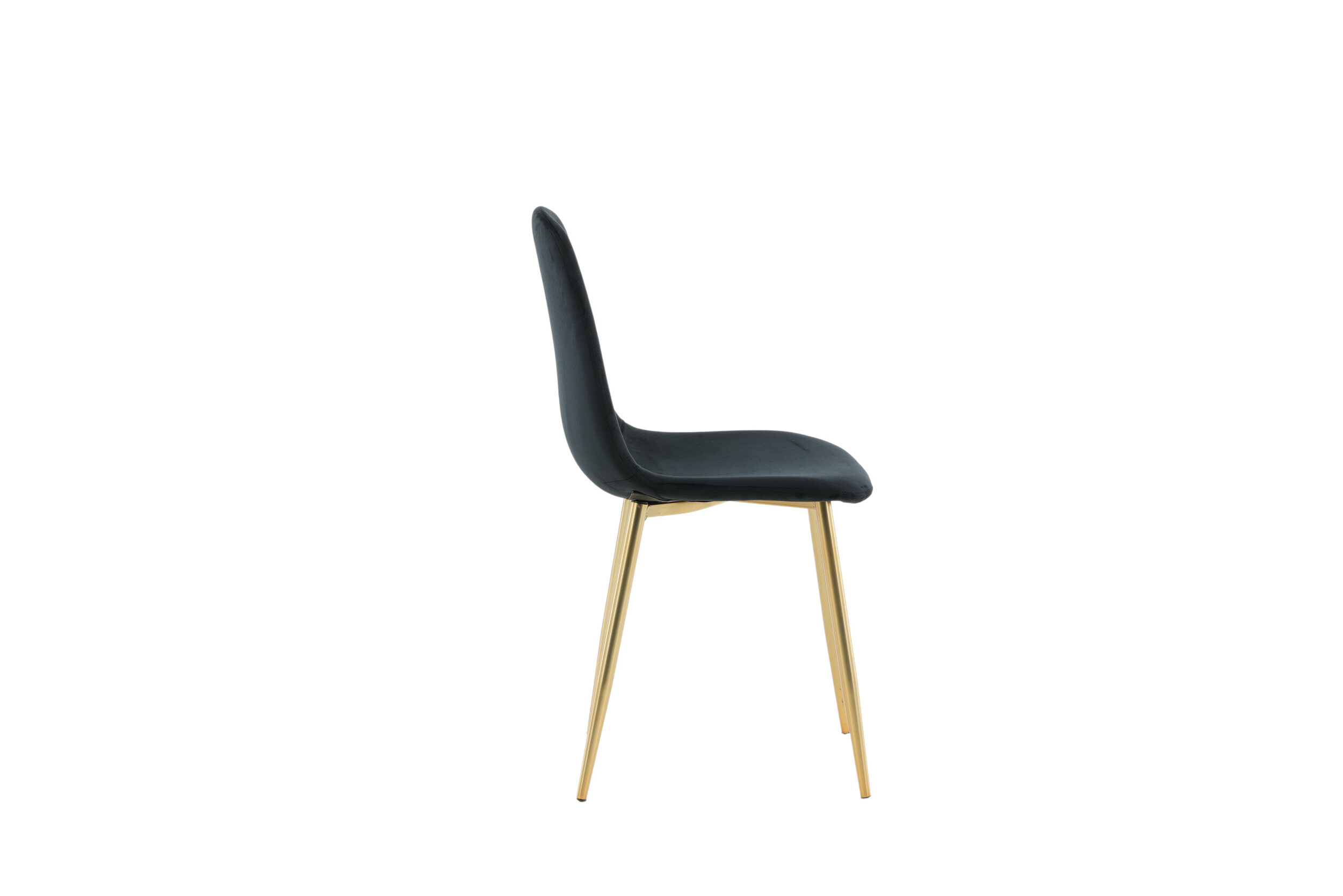 Nohr Eetkamerstoel 'Austina' Velvet, kleur Zwart