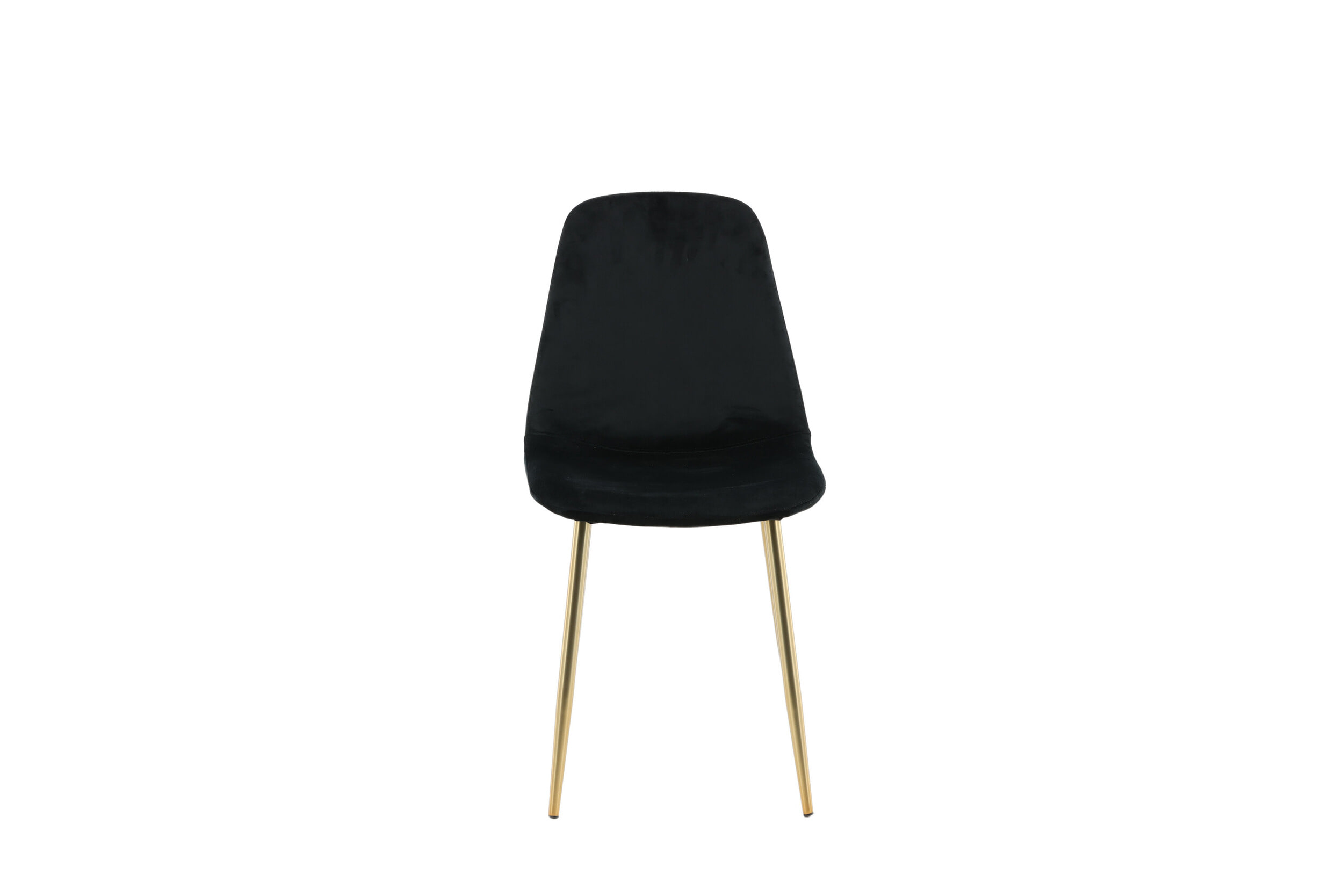 Nohr Eetkamerstoel 'Austina' Velvet, kleur Zwart