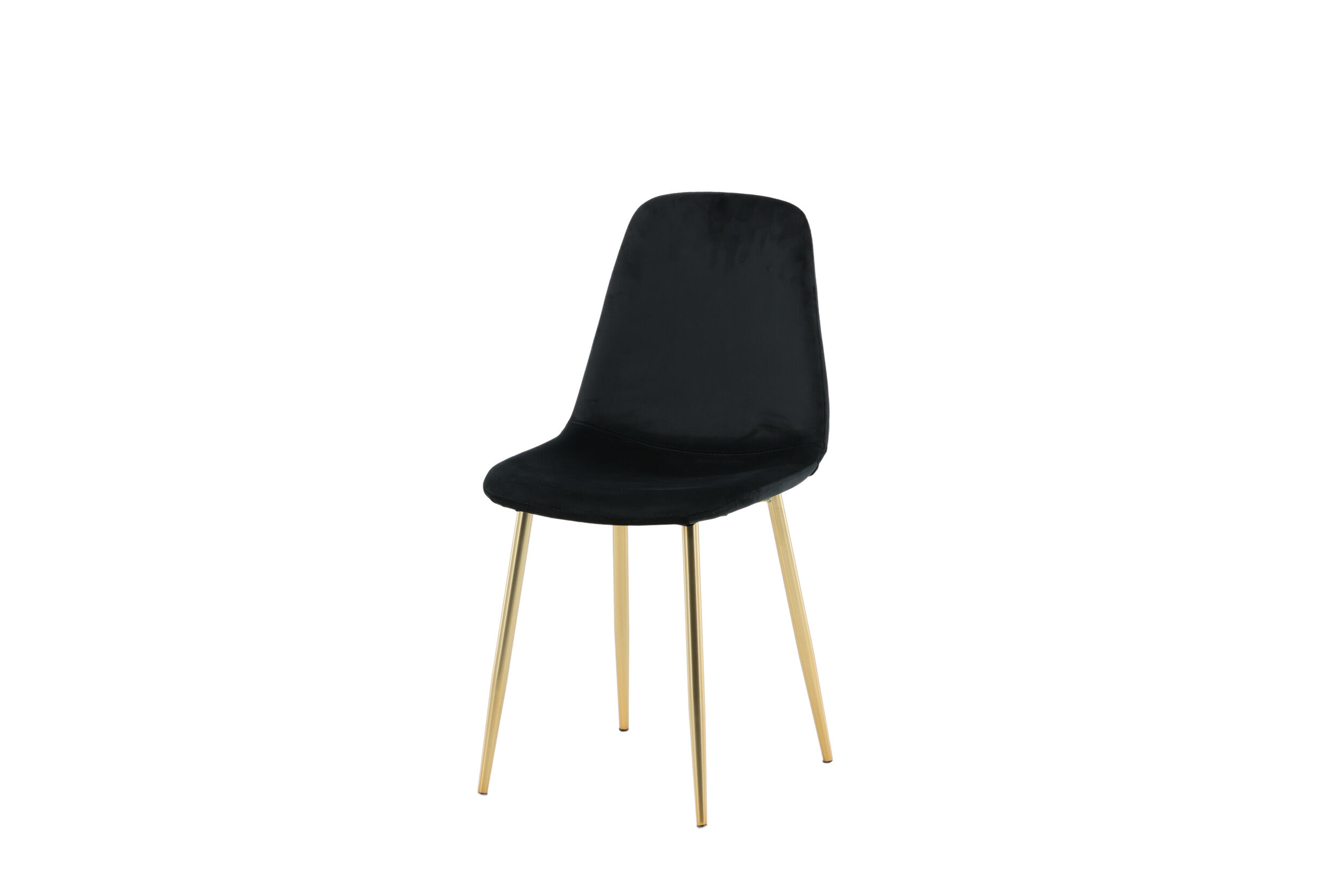 Nohr Eetkamerstoel 'Austina' Velvet, kleur Zwart