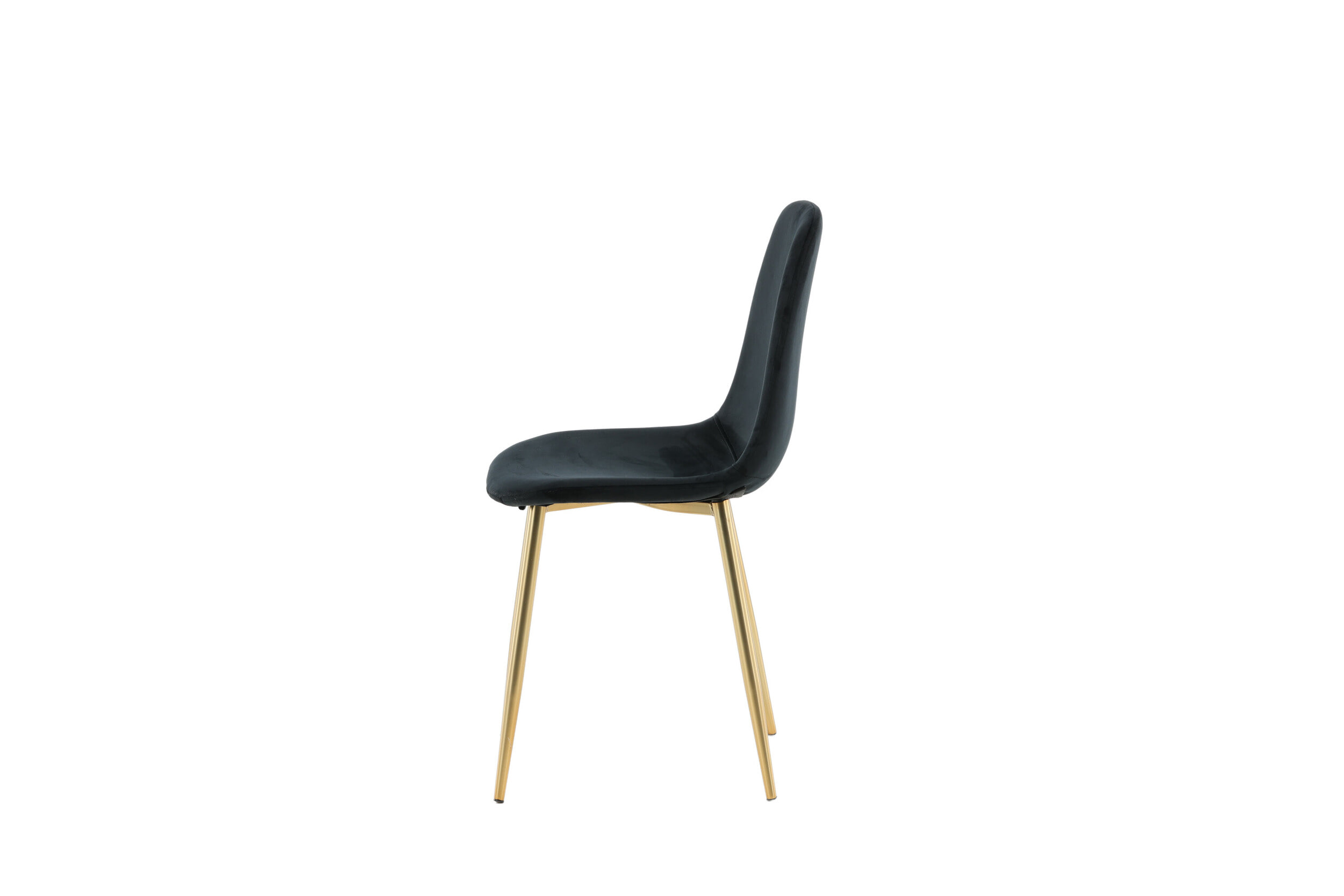 Nohr Eetkamerstoel 'Austina' Velvet, kleur Zwart