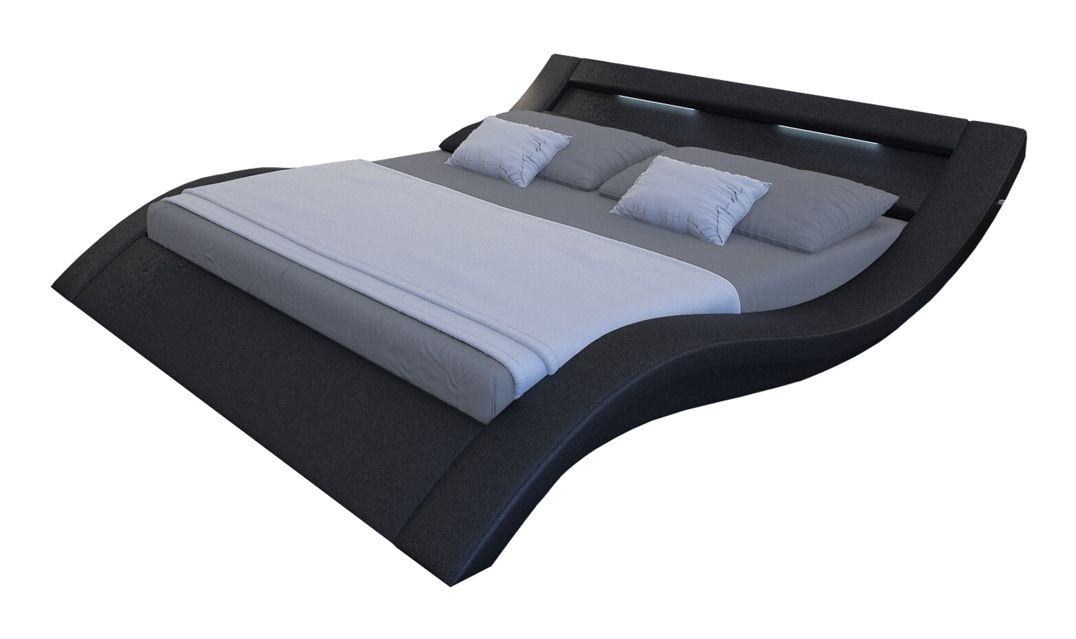 Artistiq Bed 'Priscilla' 140 x 200cm, kleur Zwart Artistiq Bed 'Priscilla' 140 x 200cm, kleur Zwart