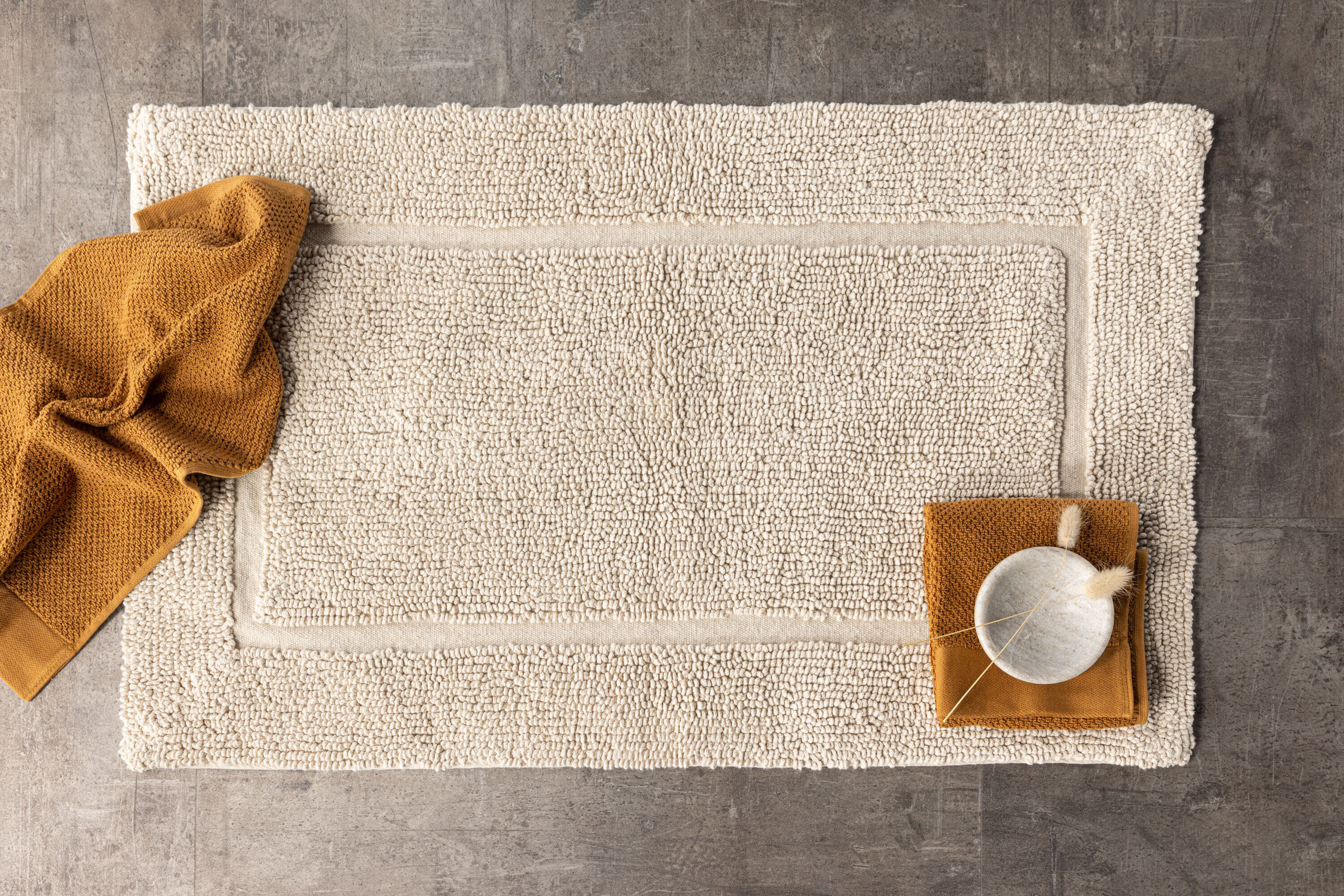 Nohr Badkamermat Stevette 90 x 60cm - Beige