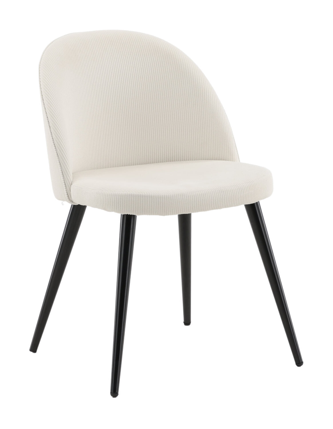 Nohr Eetkamerstoel 'Amon' Rib, kleur Crème