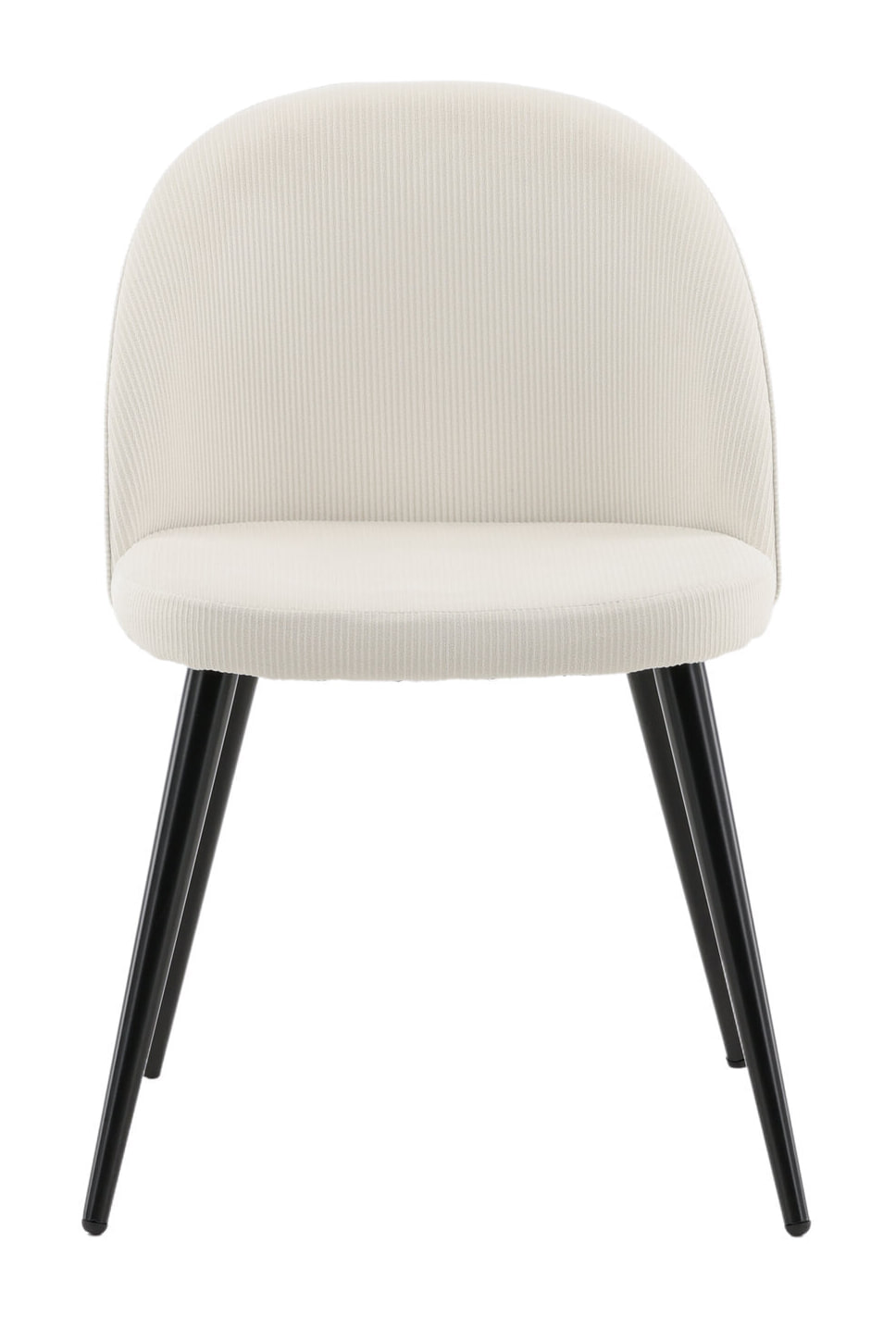 Nohr Eetkamerstoel 'Amon' Rib, kleur Crème
