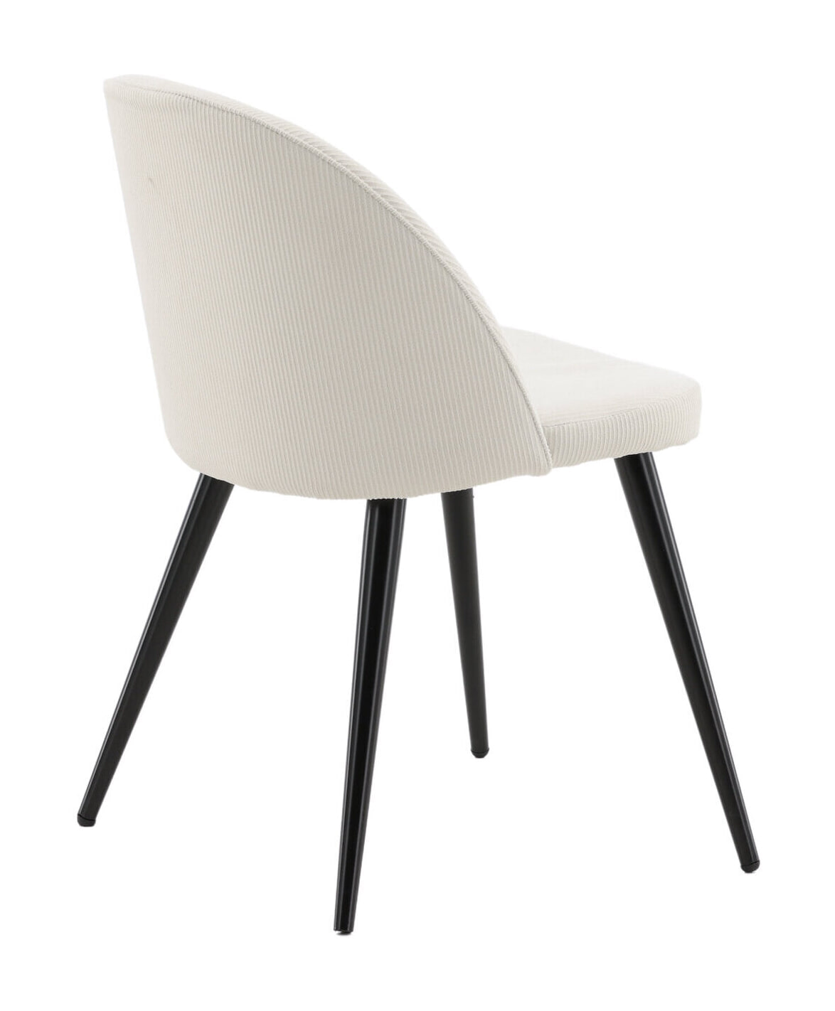 Nohr Eetkamerstoel 'Amon' Rib, kleur Crème