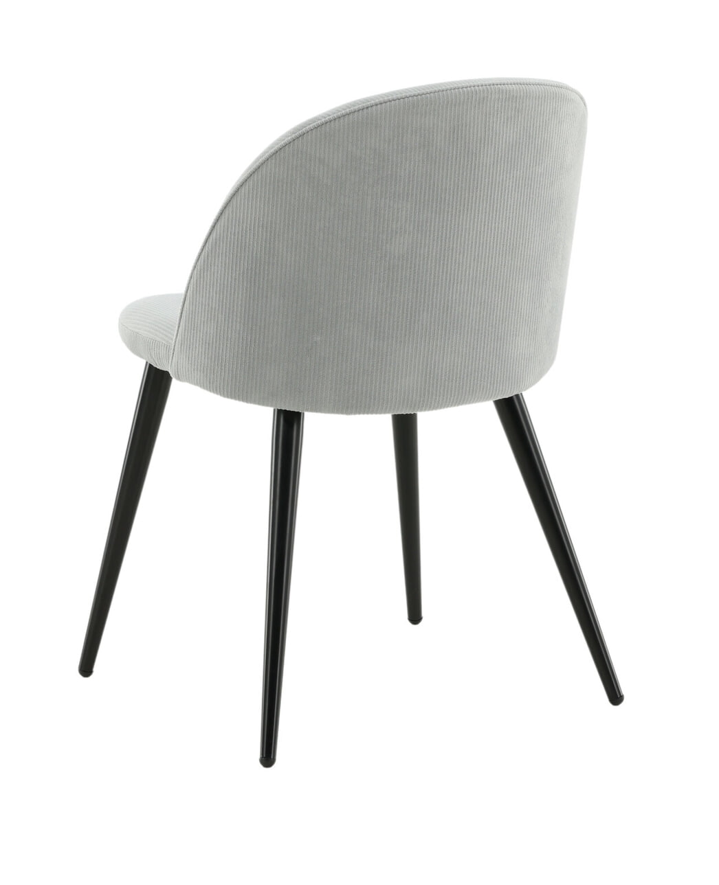 Nohr Eetkamerstoel 'Amon' Rib, kleur Lichtgrijs