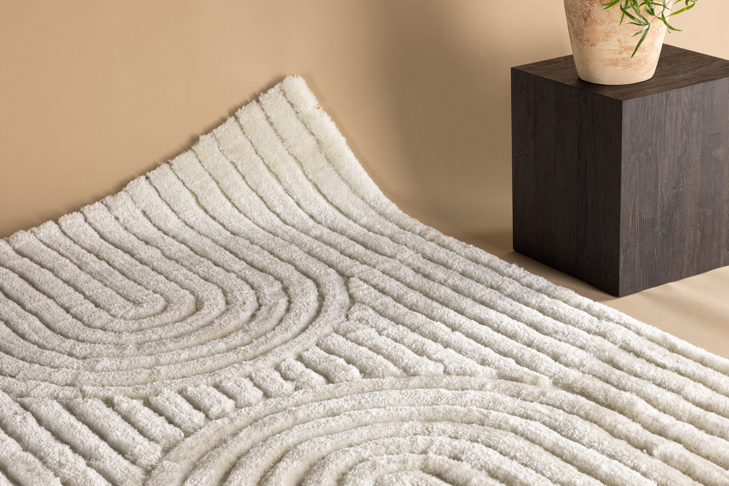 Nohr Vloerkleed 'Larie' 160 x 230cm, kleur Off White