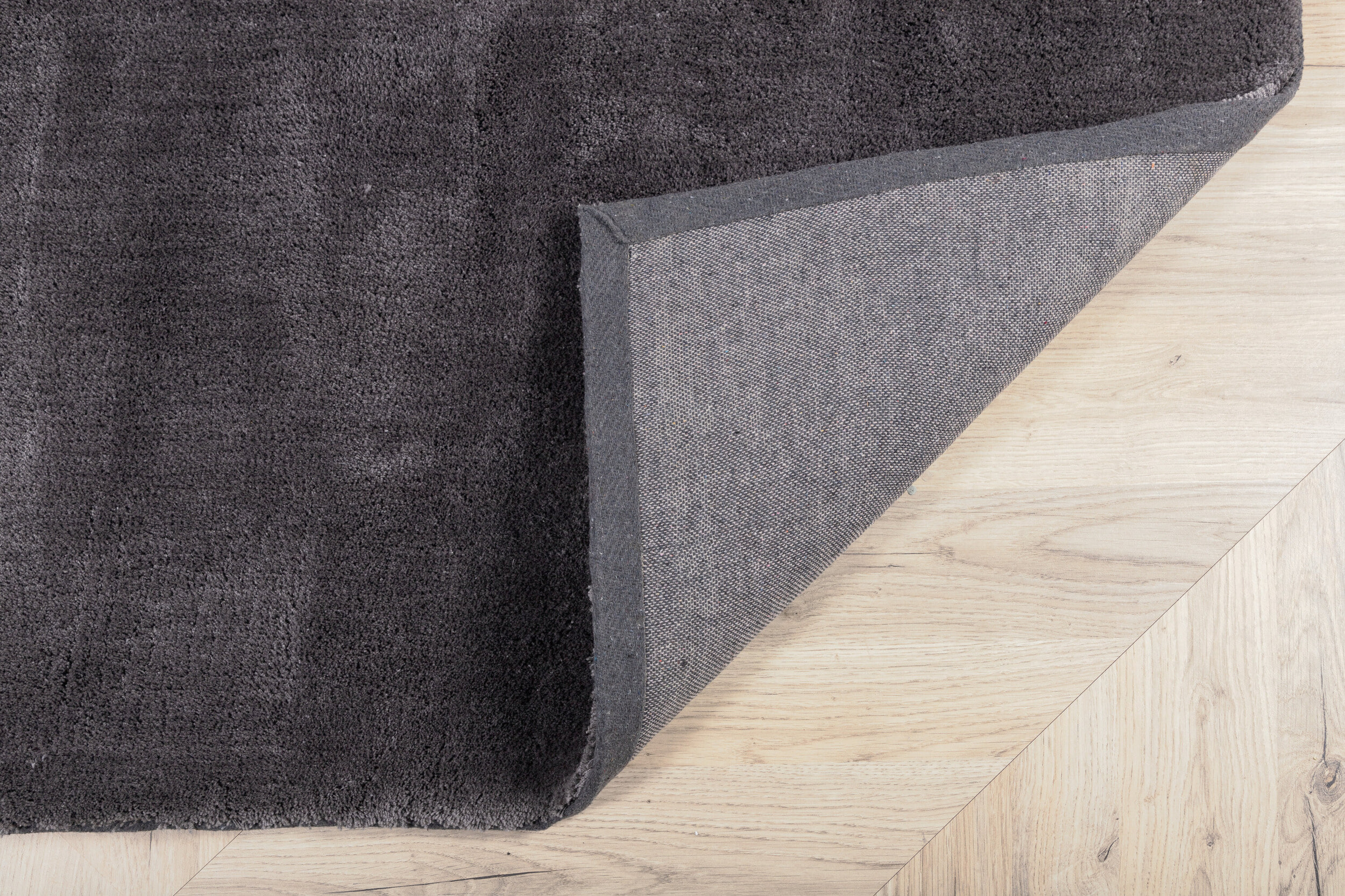 Nohr Vloerkleed 'Les' 200 x 300cm, kleur Donkergrijs