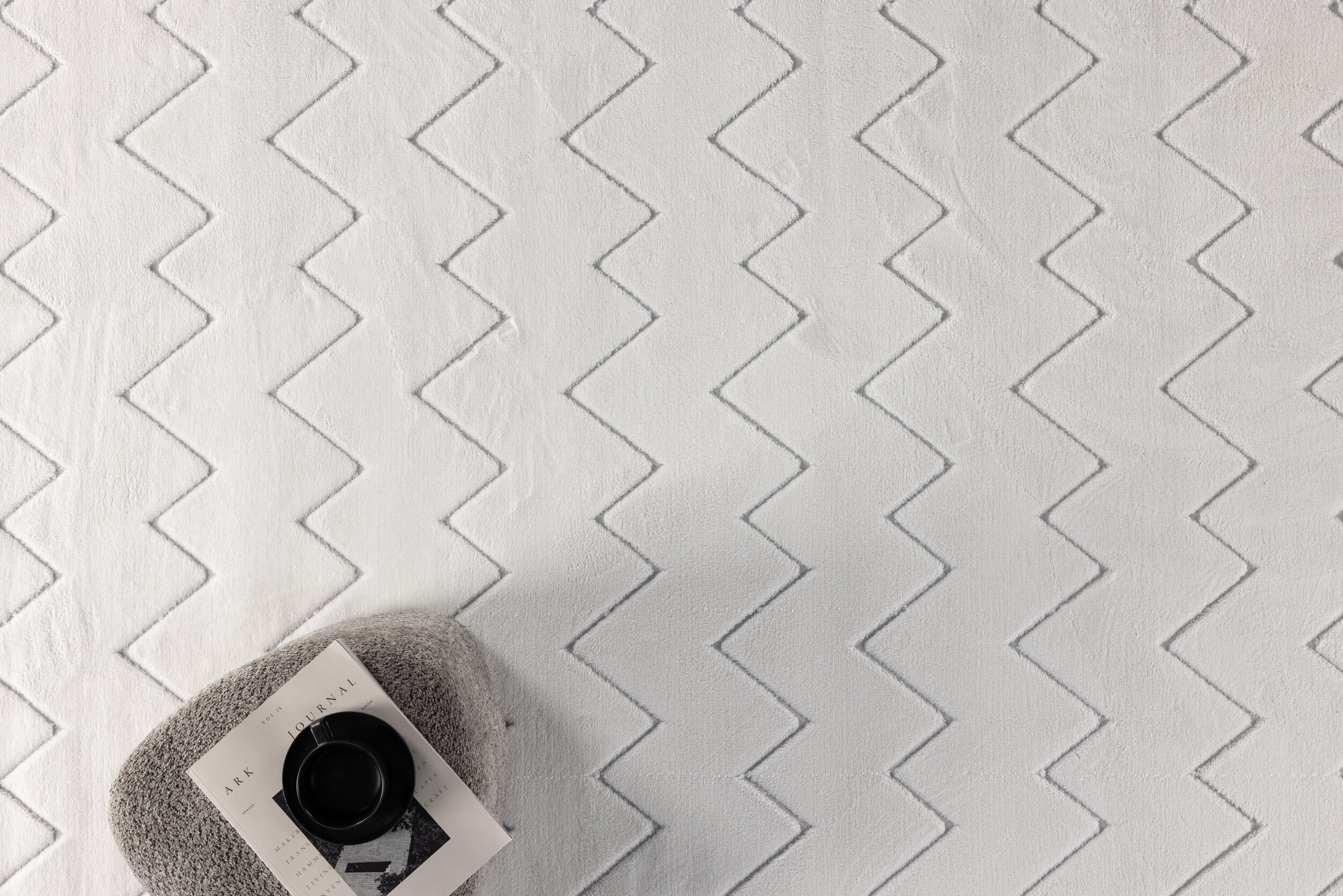 Nohr Vloerkleed 'Irfan' 200 x 290cm, kleur Wit