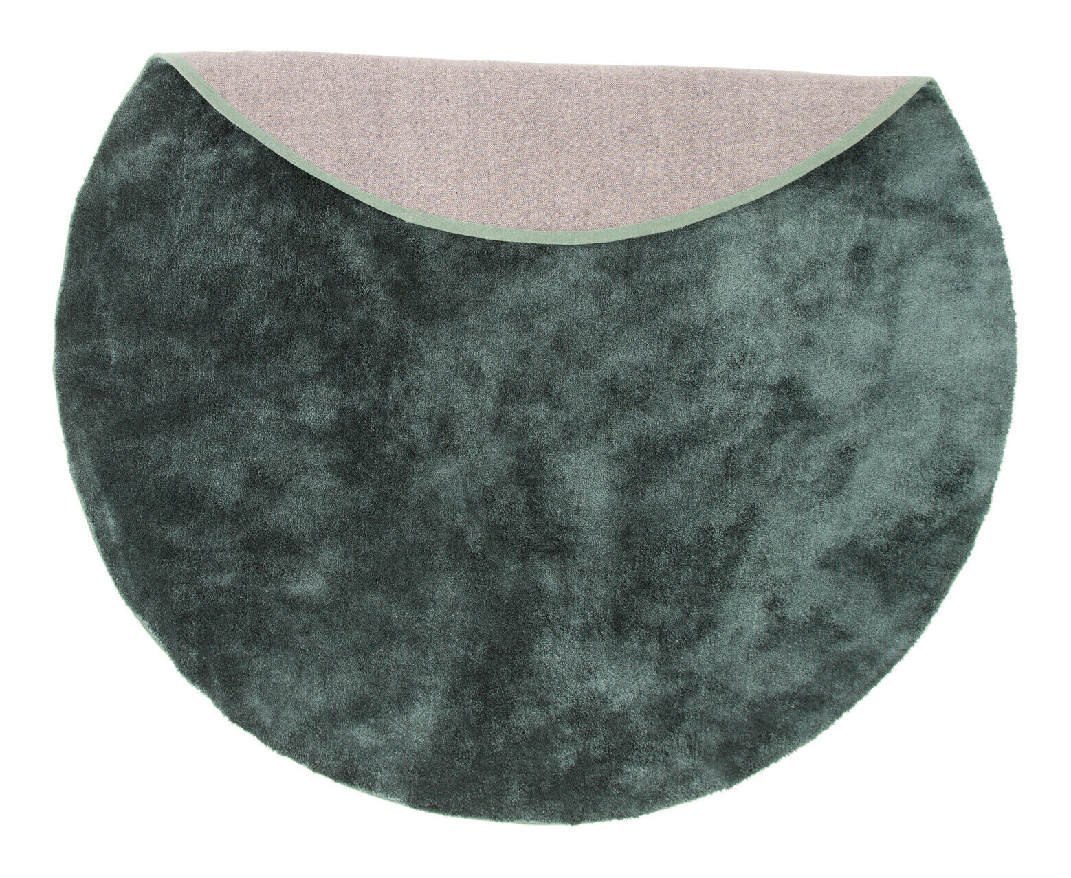 Nohr Rond Vloerkleed 'Les' 200cm, kleur Groen