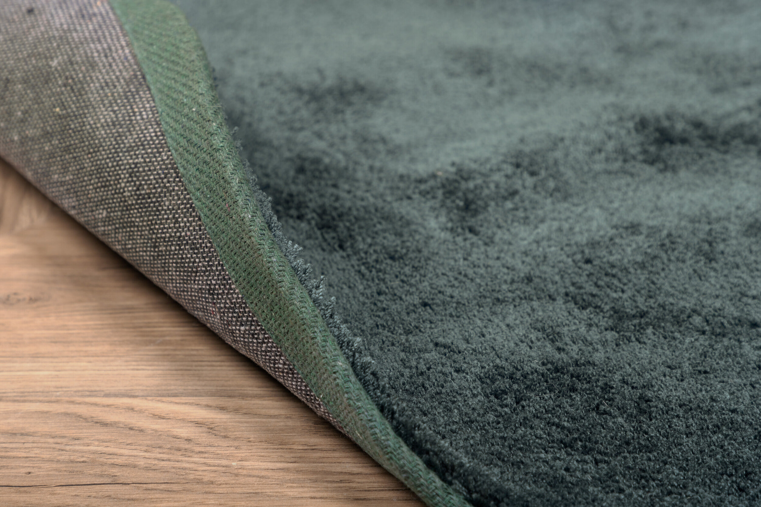 Nohr Rond Vloerkleed 'Les' 200cm, kleur Groen
