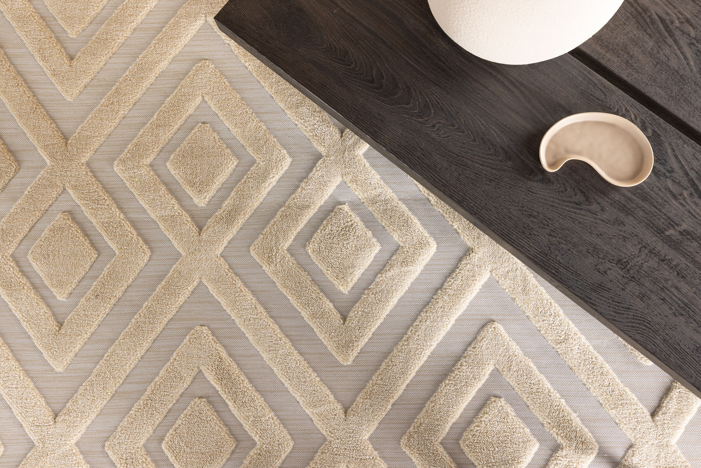 Nohr Vloerkleed 'Rondale' 200 x 290cm, kleur Beige