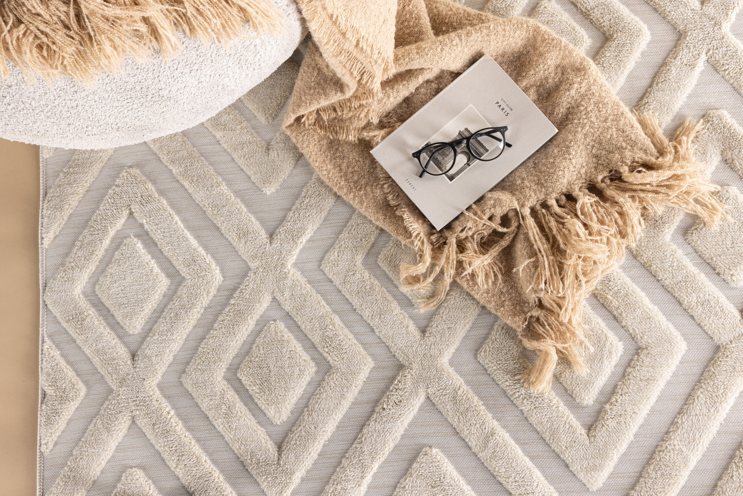 Nohr Vloerkleed 'Rondale' 160 x 230cm, kleur Off White