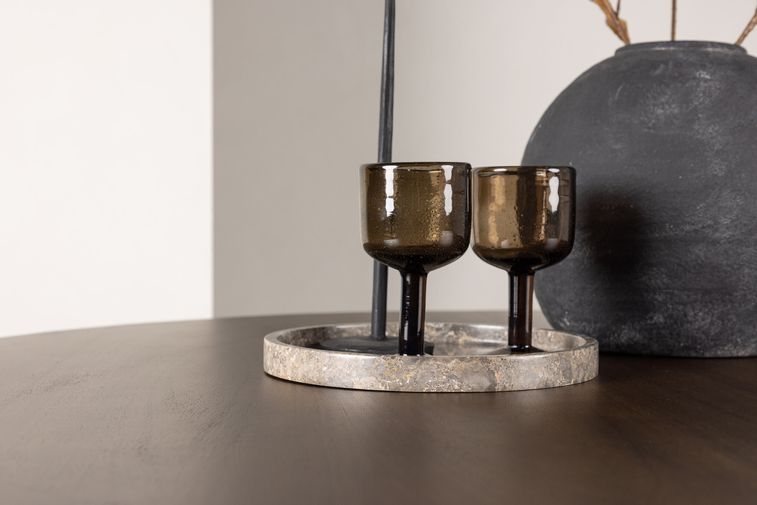 Nohr Ronde Eettafel 'Yolando' Rubberhout, 100cm