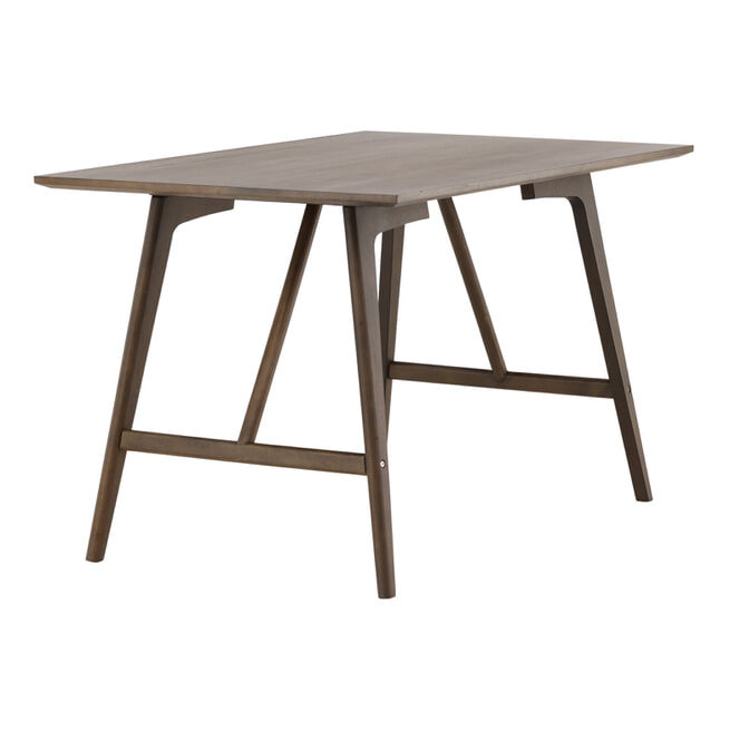 LOUISIANA - Eettafel - Wit - 75 x 120/160 cm - Rubberhout | Leen Bakker LOUISIANA - Eettafel - Wit - 75 x 120/160 cm - Rubberhout | Leen Bakker