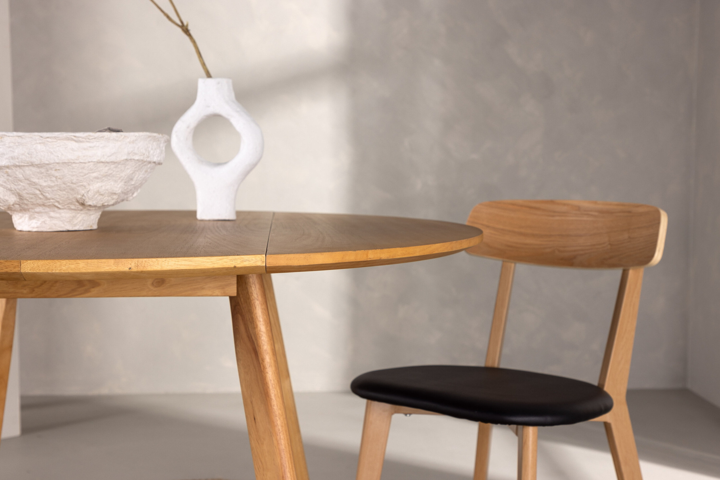 Nohr Ronde Inklapbare Eettafel 'Alece' Rubberhout, 120cm