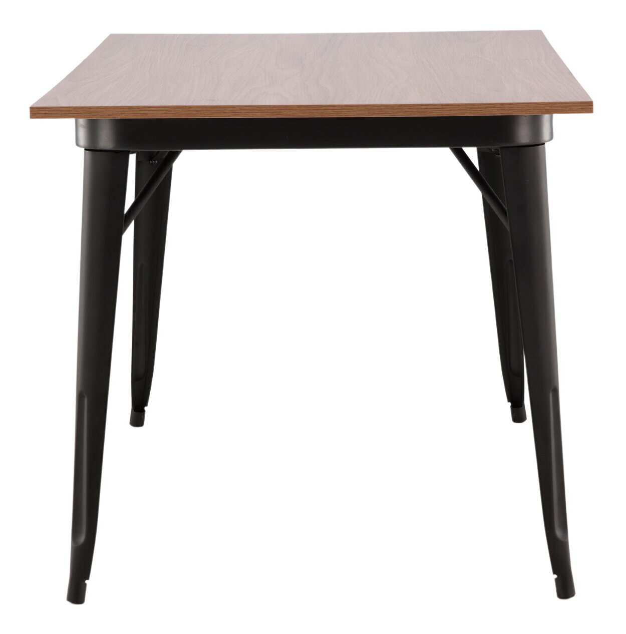 Nohr Eettafel 'Jerae' 140 x 80cm, kleur Walnoot/Zwart