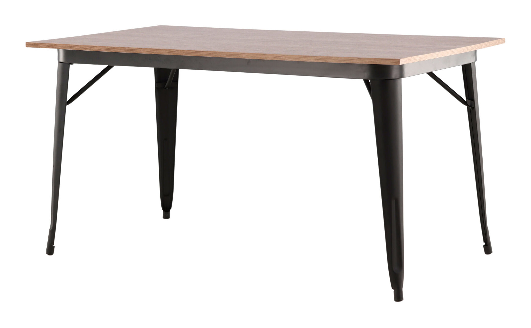Nohr Eettafel 'Jerae' 140 x 80cm, kleur Walnoot/Zwart