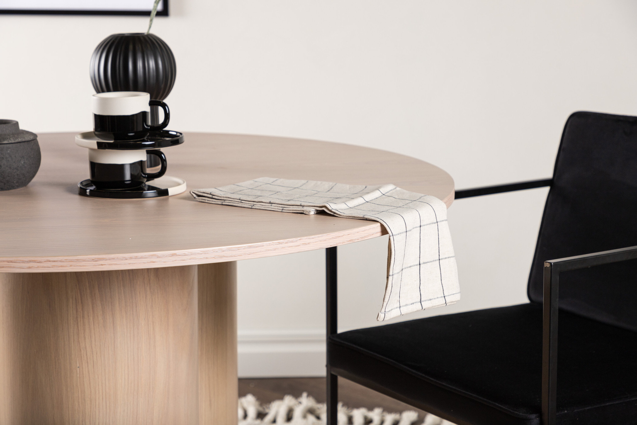 Nohr Ronde Eettafel 'Anh' 110cm, kleur Whitewash