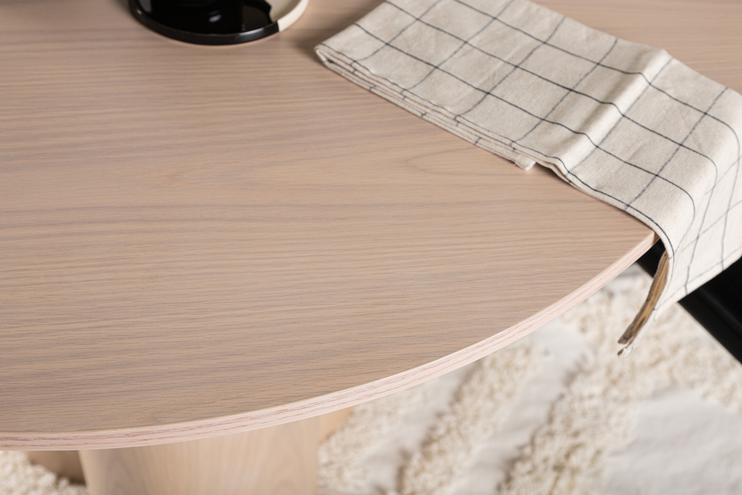 Nohr Ronde Eettafel 'Anh' 110cm, kleur Whitewash