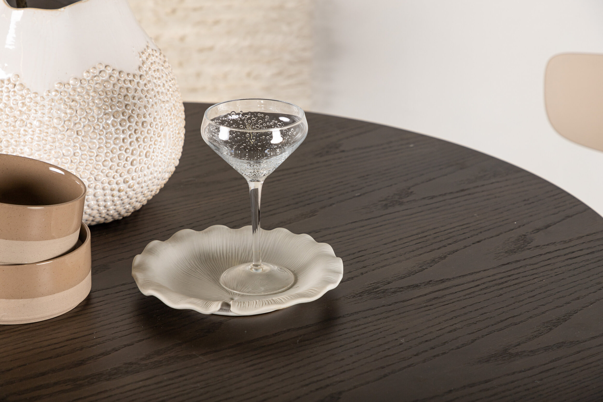 Nohr Ronde Eettafel 'Anh' 110cm, kleur Mokka