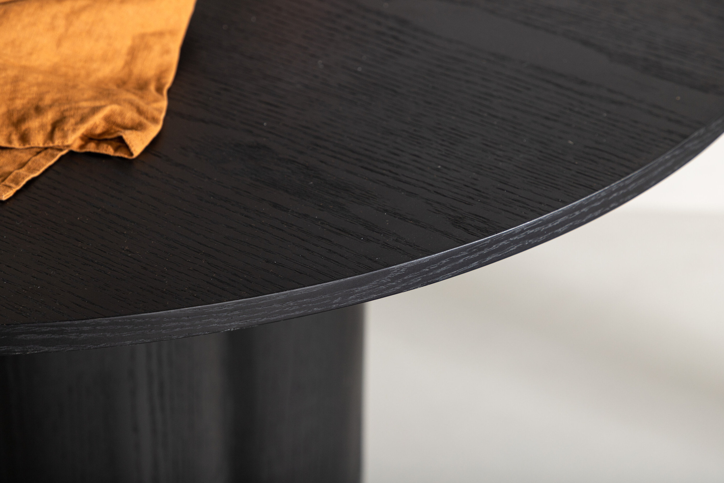 Nohr Ronde Eettafel 'Anh' 110cm, kleur Zwart