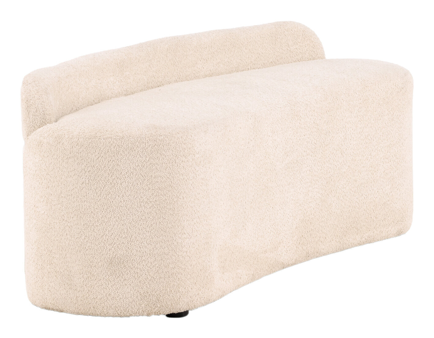 Nohr Eetkamerbank 'Randle' Bouclé, kleur Wit