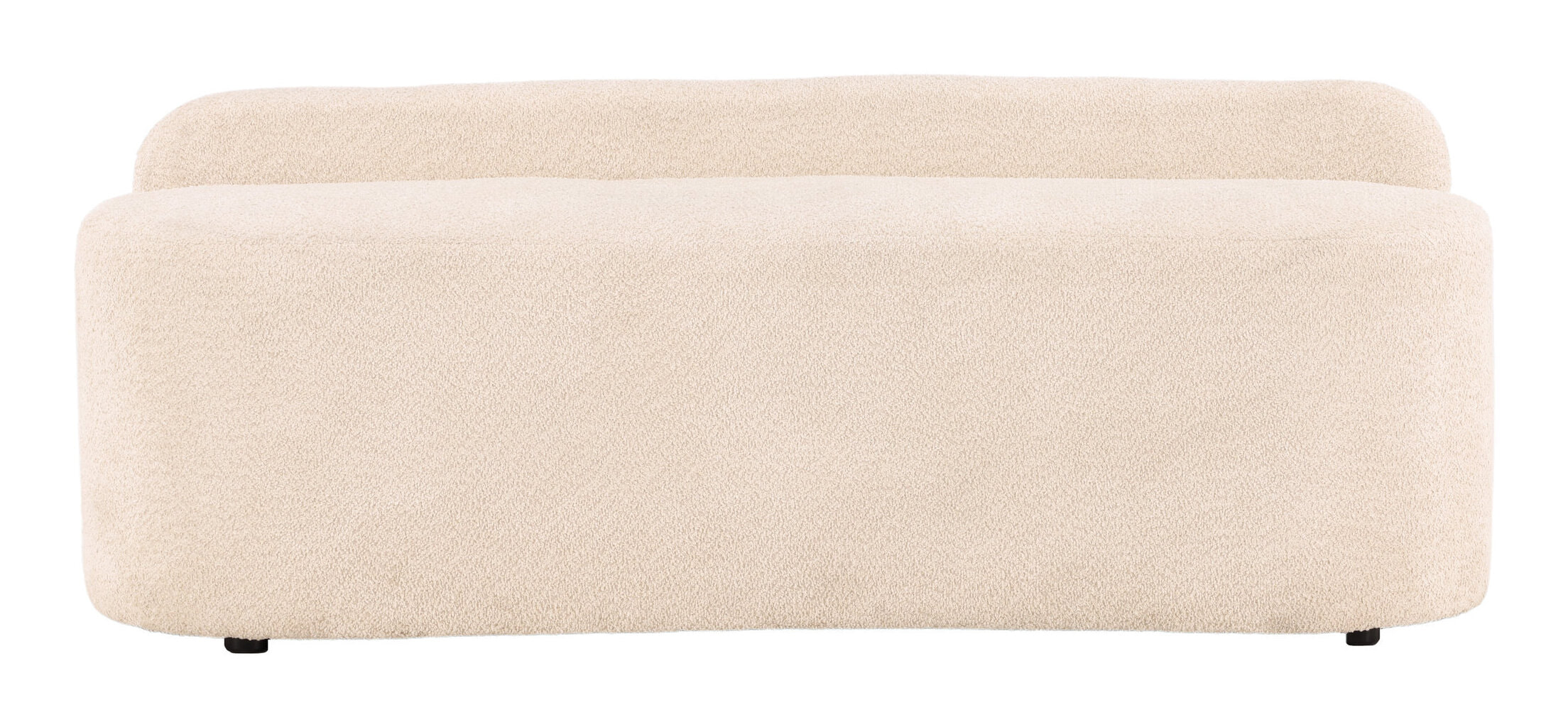 Nohr Eetkamerbank 'Randle' Bouclé, kleur Wit