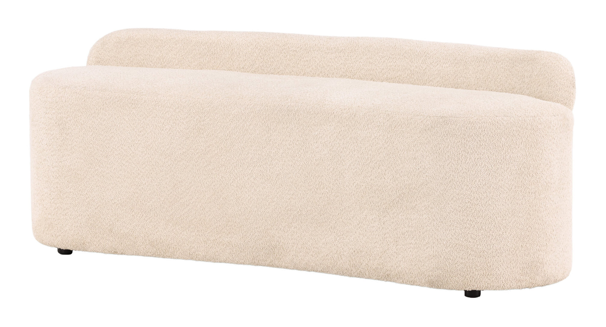 Nohr Eetkamerbank 'Randle' Bouclé, kleur Wit