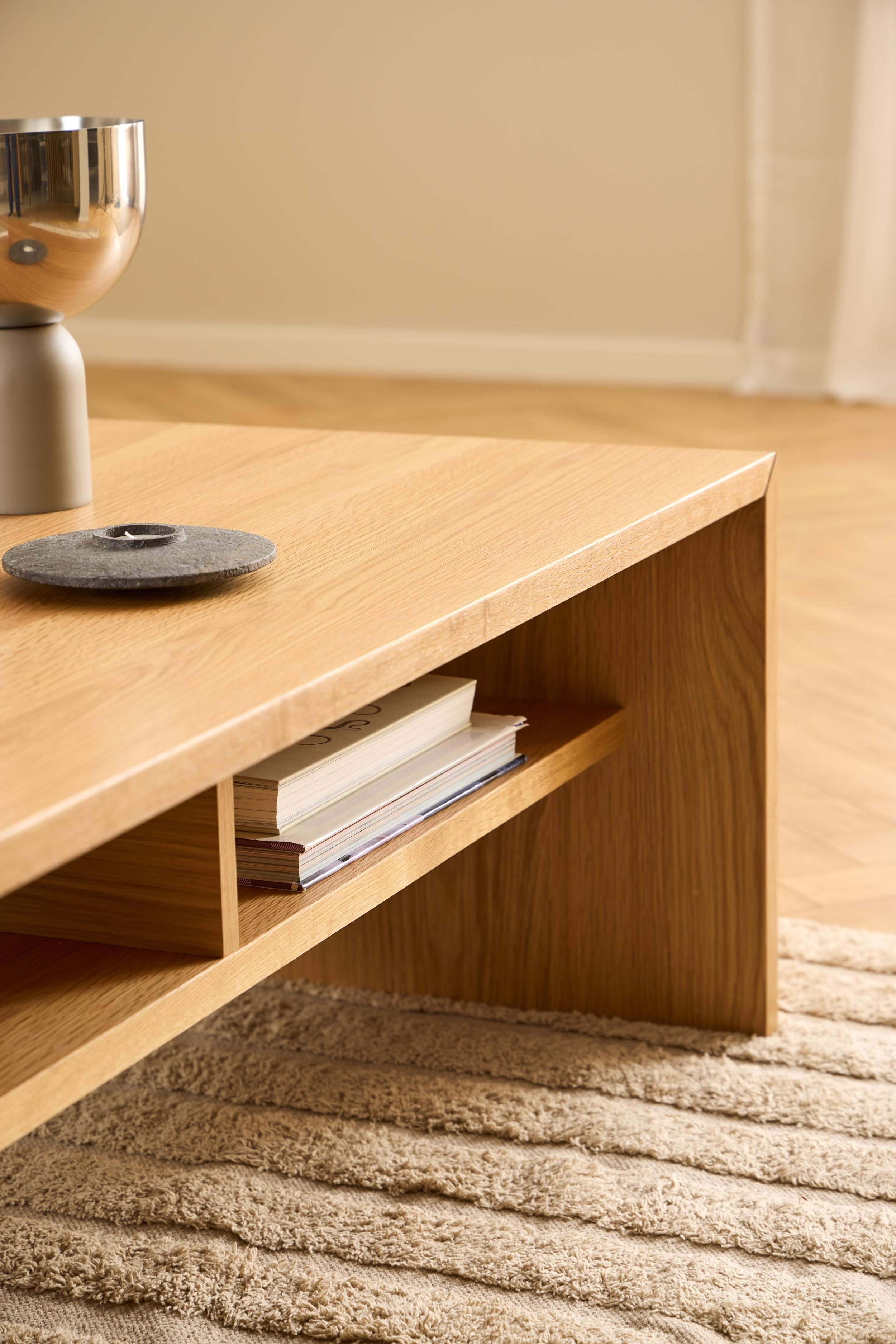 Bendt Salontafel 'Jai' Eiken, 120 x 60cm