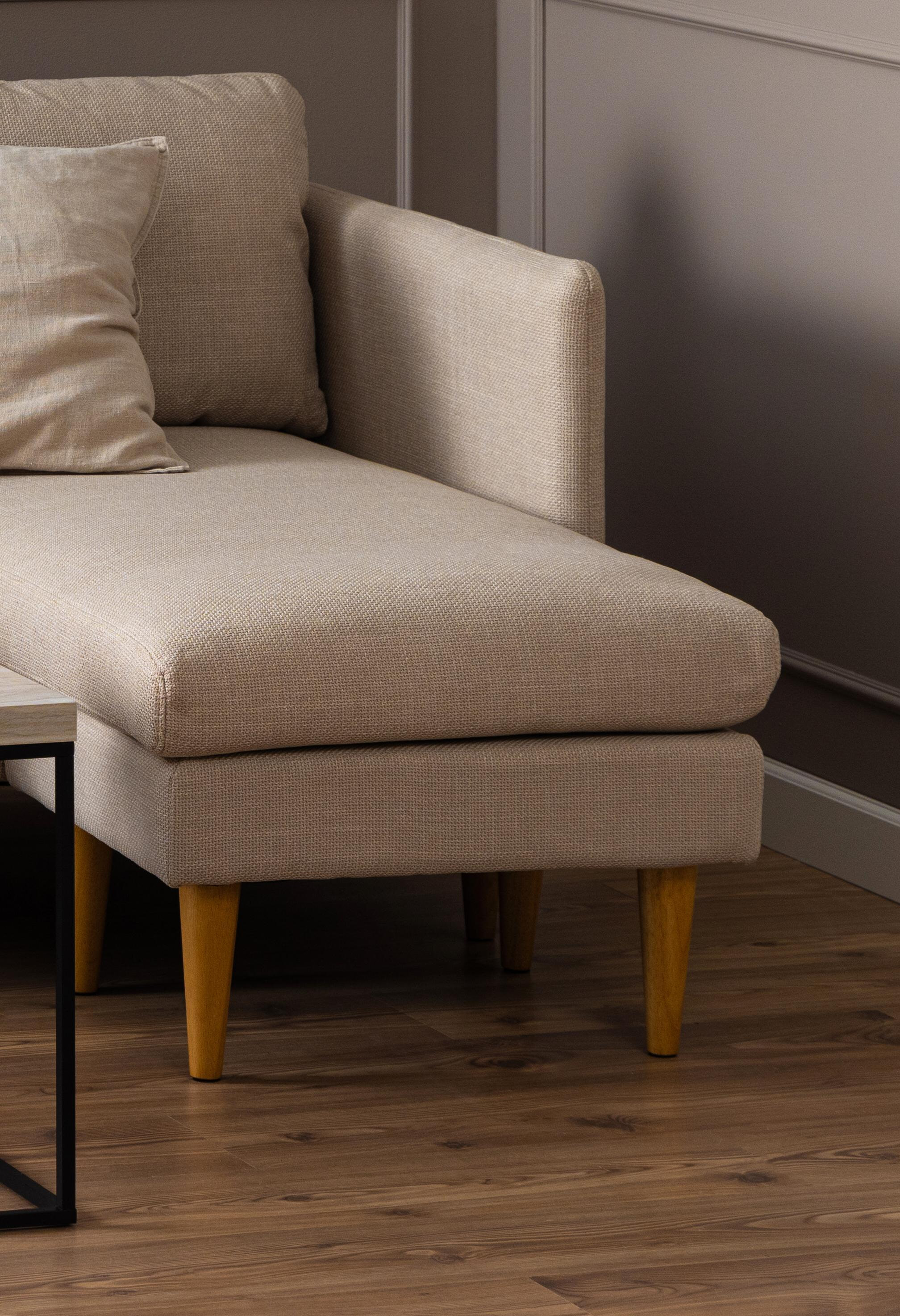 Bendt 2-zits Loungebank 'Timothey' Links/Rechts, kleur Beige