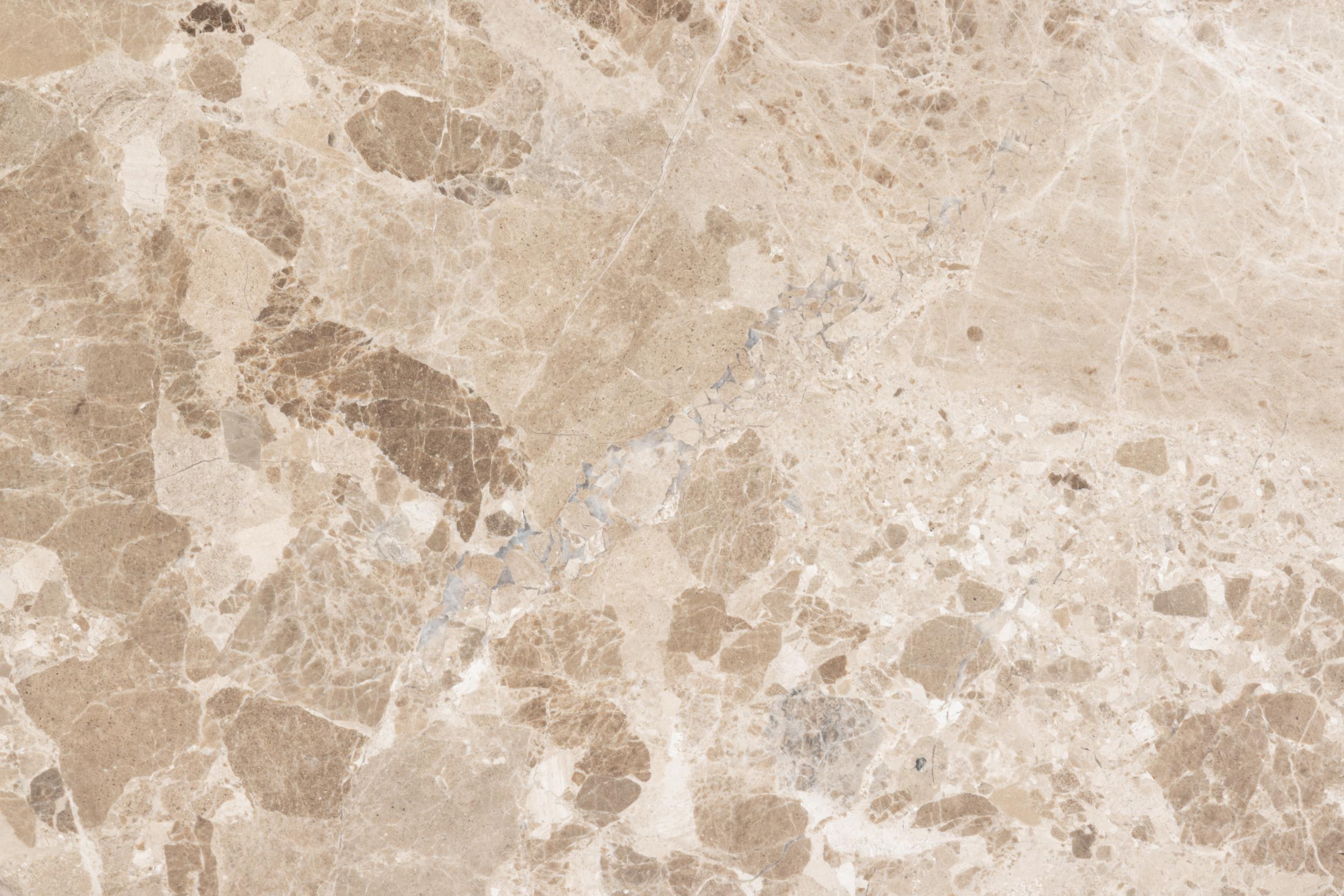 Bendt Ronde Bijzettafel 'Lasonya' Travertin, 50cm, kleur Beige