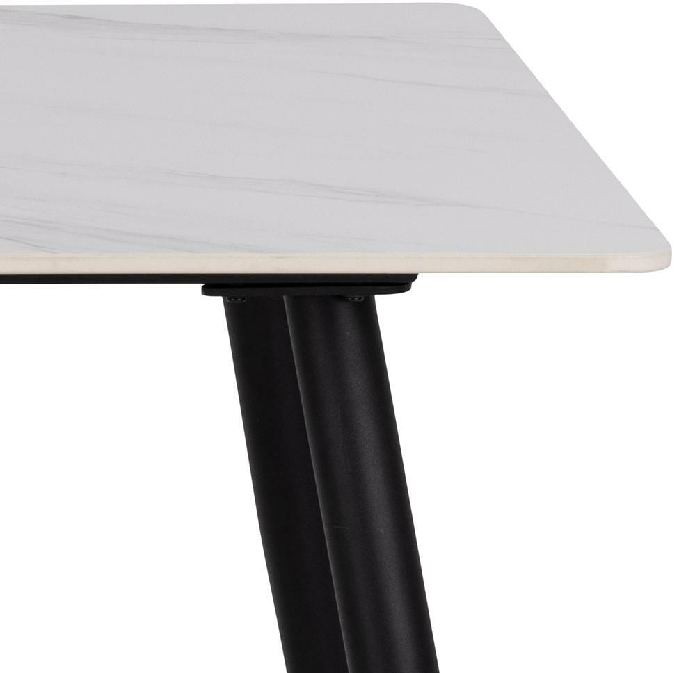 Bendt Eettafel 'Ib' Keramiek, 140 x 80cm, kleur Wit