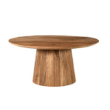 Sohome Ronde Salontafel 'Olav' Mangohout, 80cm, kleur Bruin