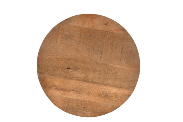 Sohome Ronde Salontafel 'Olav' Mangohout, 80cm, kleur Bruin