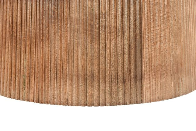 Sohome Ronde Salontafel 'Olav' Mangohout, 80cm, kleur Bruin