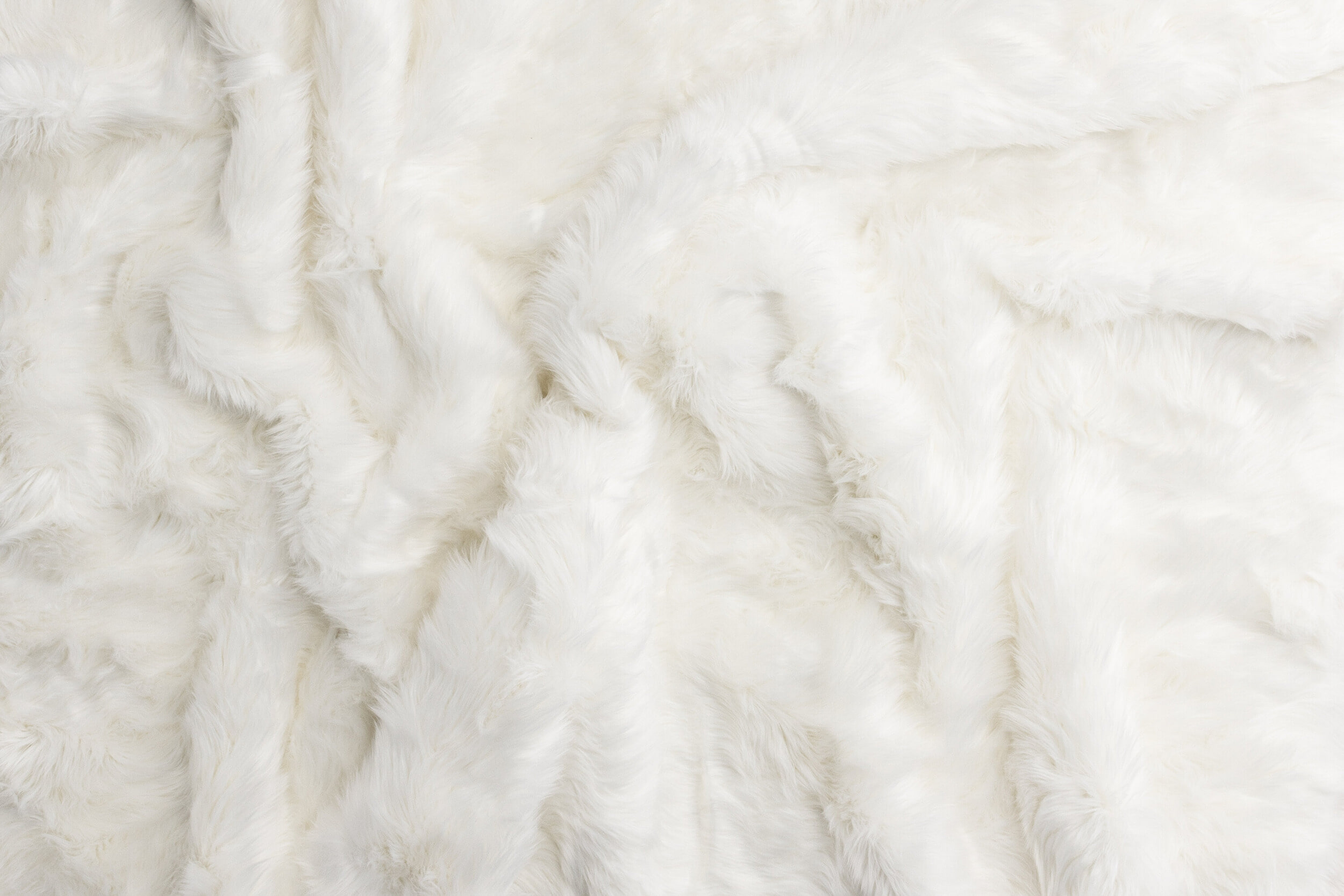 Nohr Vloerkleed 'Alexes' Fake Fur, 160 x 230cm, kleur Wit