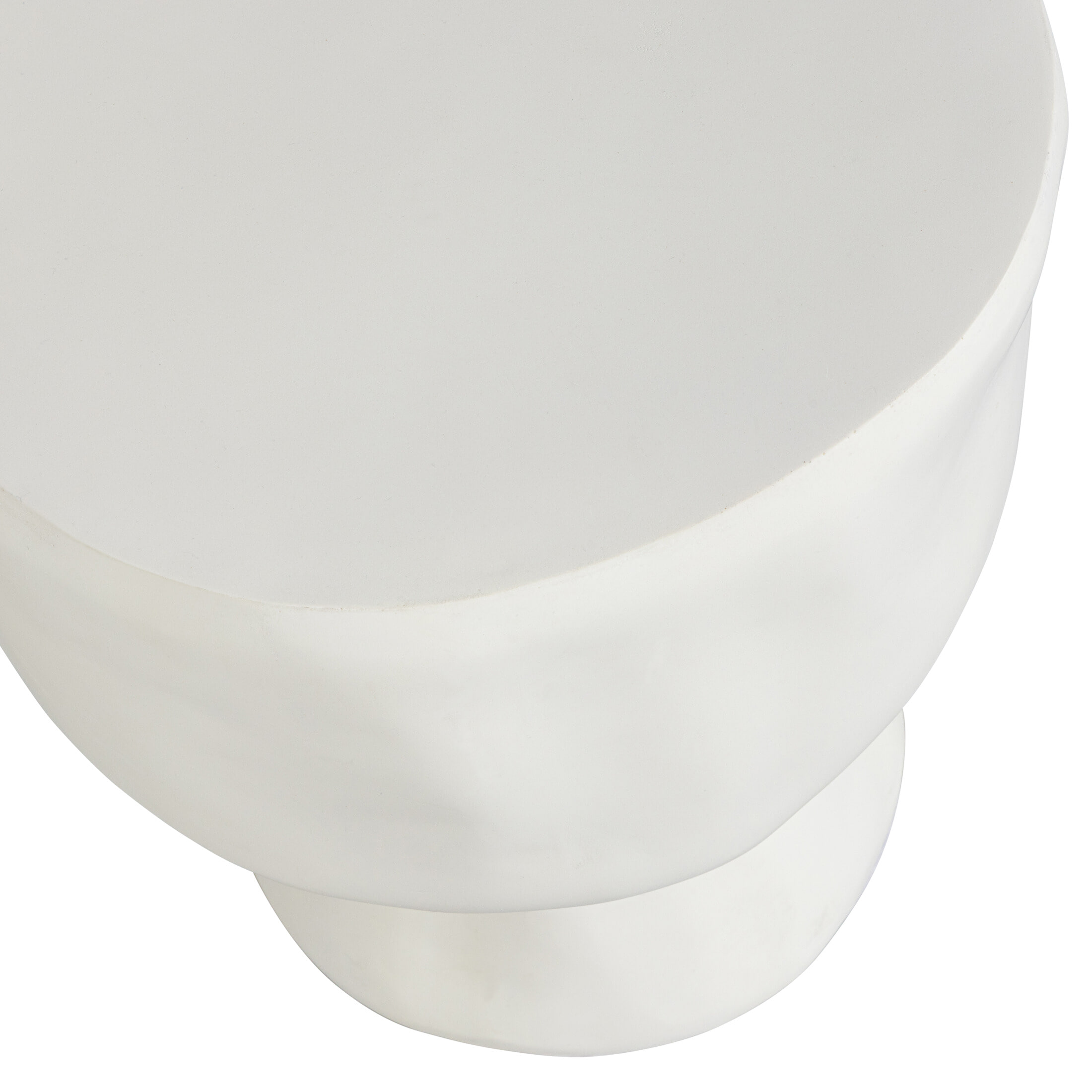 WOOOD Organische Bijzettafel 'Aur' 40cm, kleur Naturel