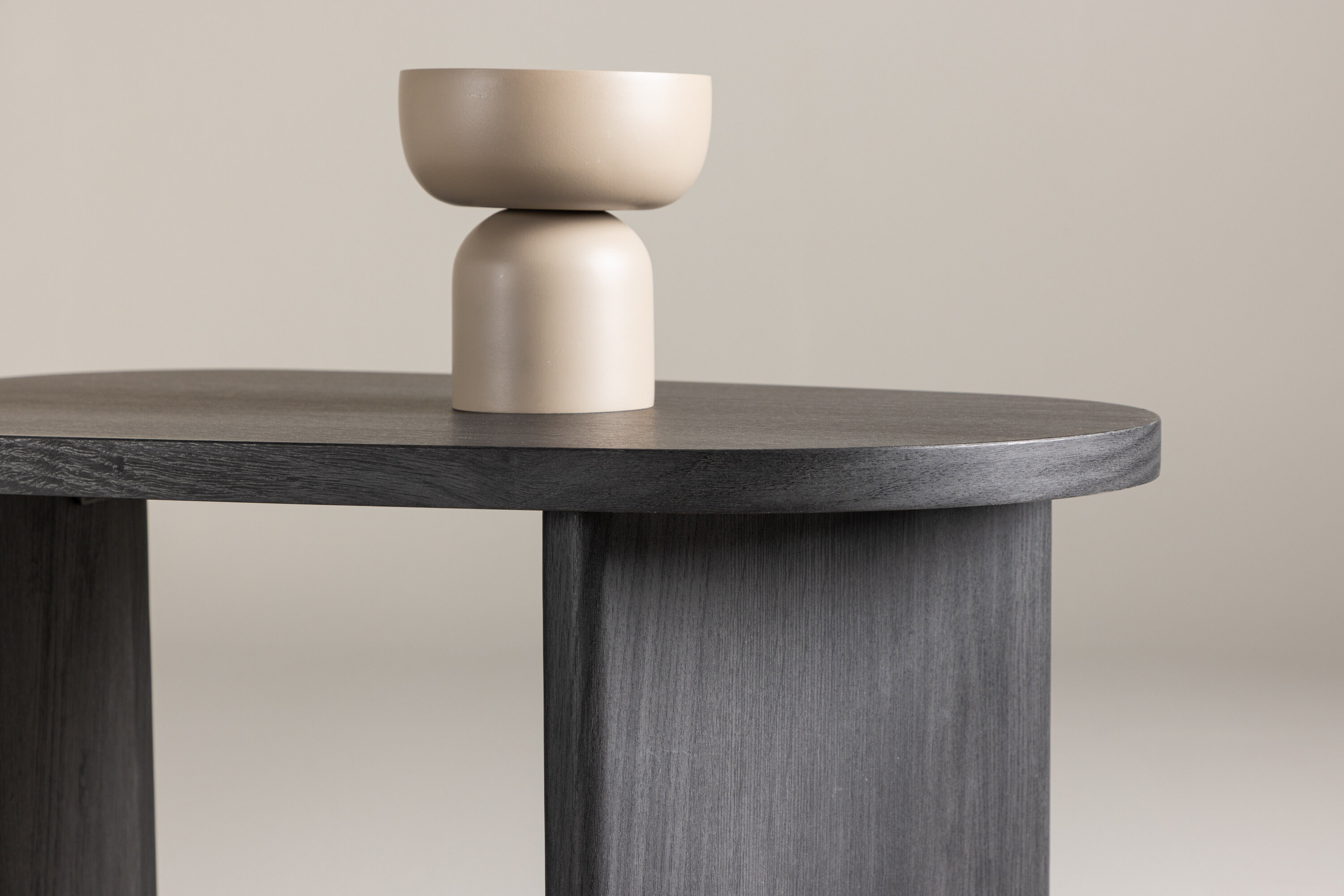 Nohr Organische Salontafel 'Jenea' 70 x 45cm, kleur Zwart