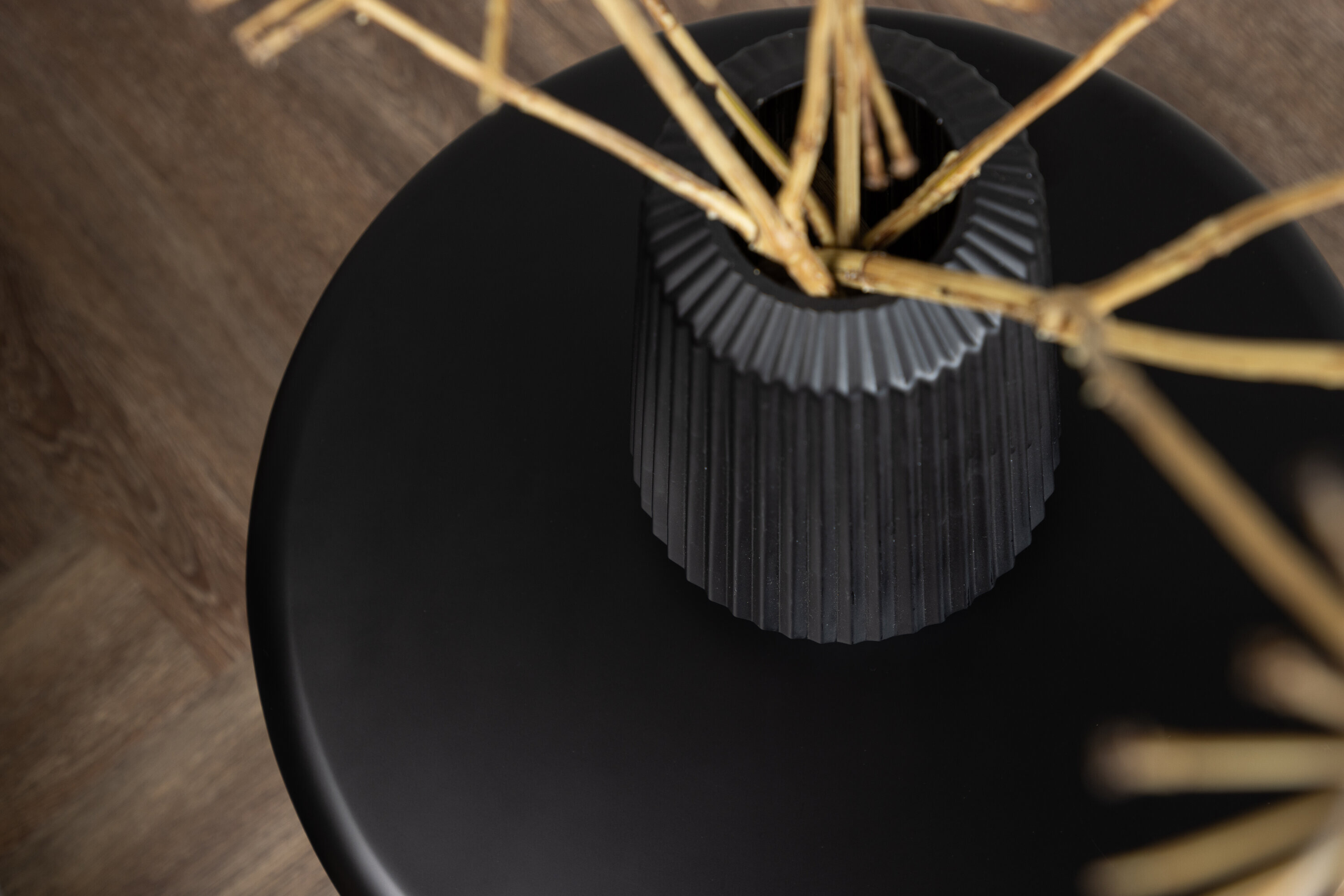 Nohr Ronde Bijzettafel 'Janal' 40cm, kleur Zwart