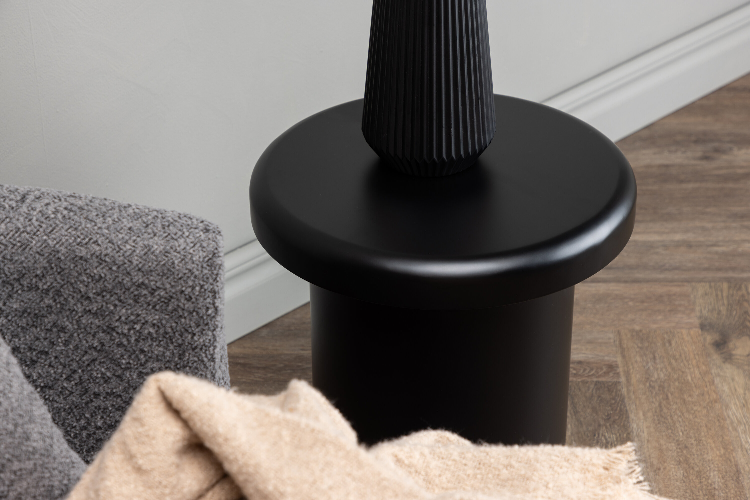Nohr Ronde Bijzettafel 'Janal' 40cm, kleur Zwart
